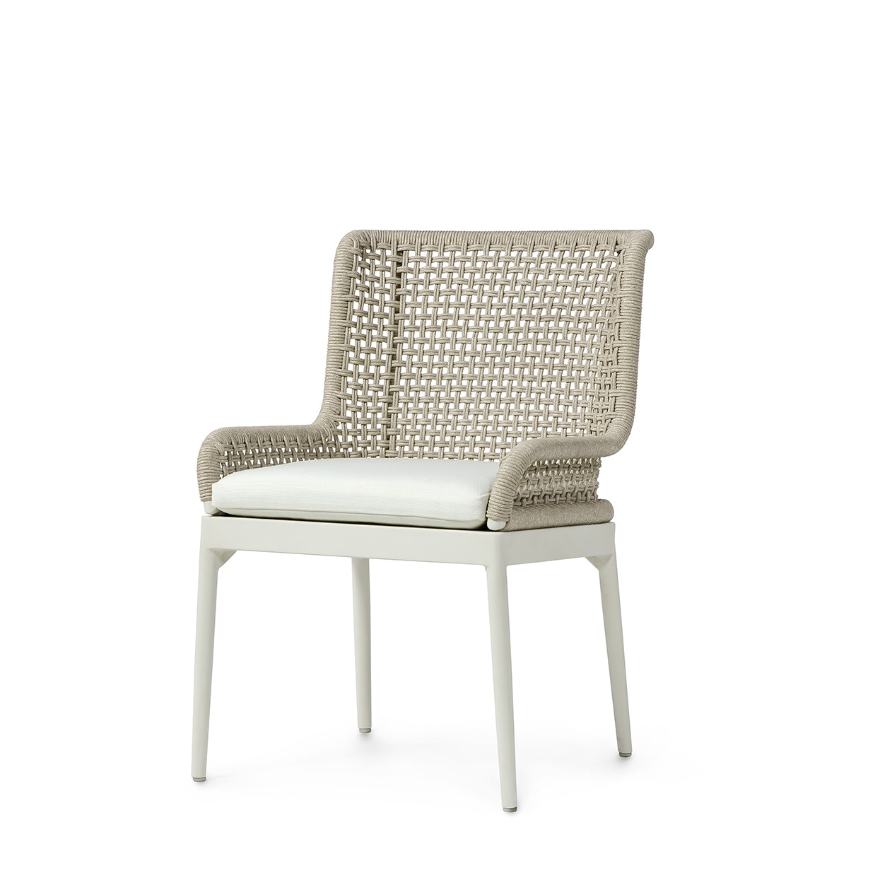 Palecek SOMERSET OUTDOOR SIDE CHAIR IVORY 7352-41