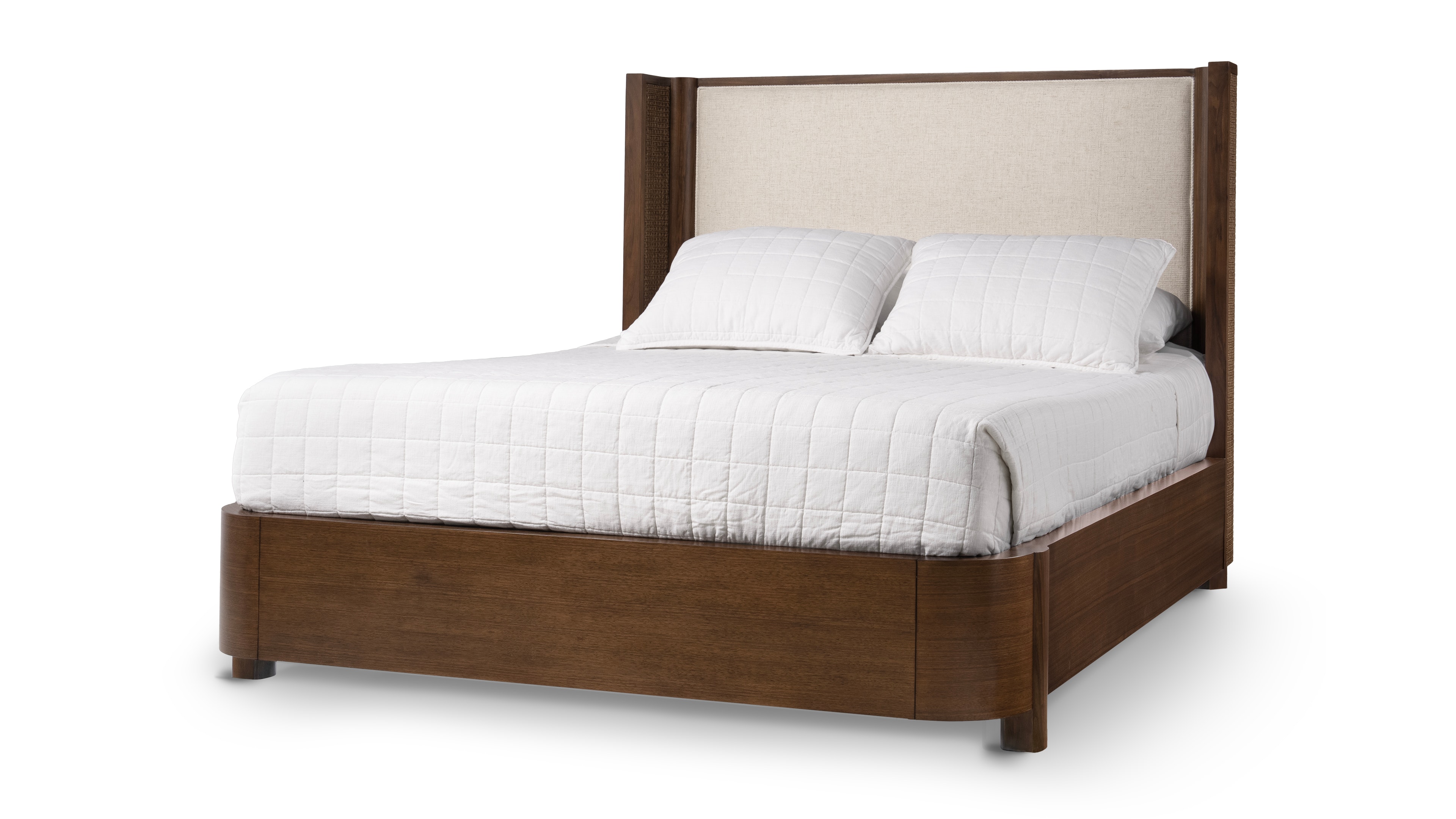 Palecek ZOEY WALNUT BED, QUEEN 7366-33