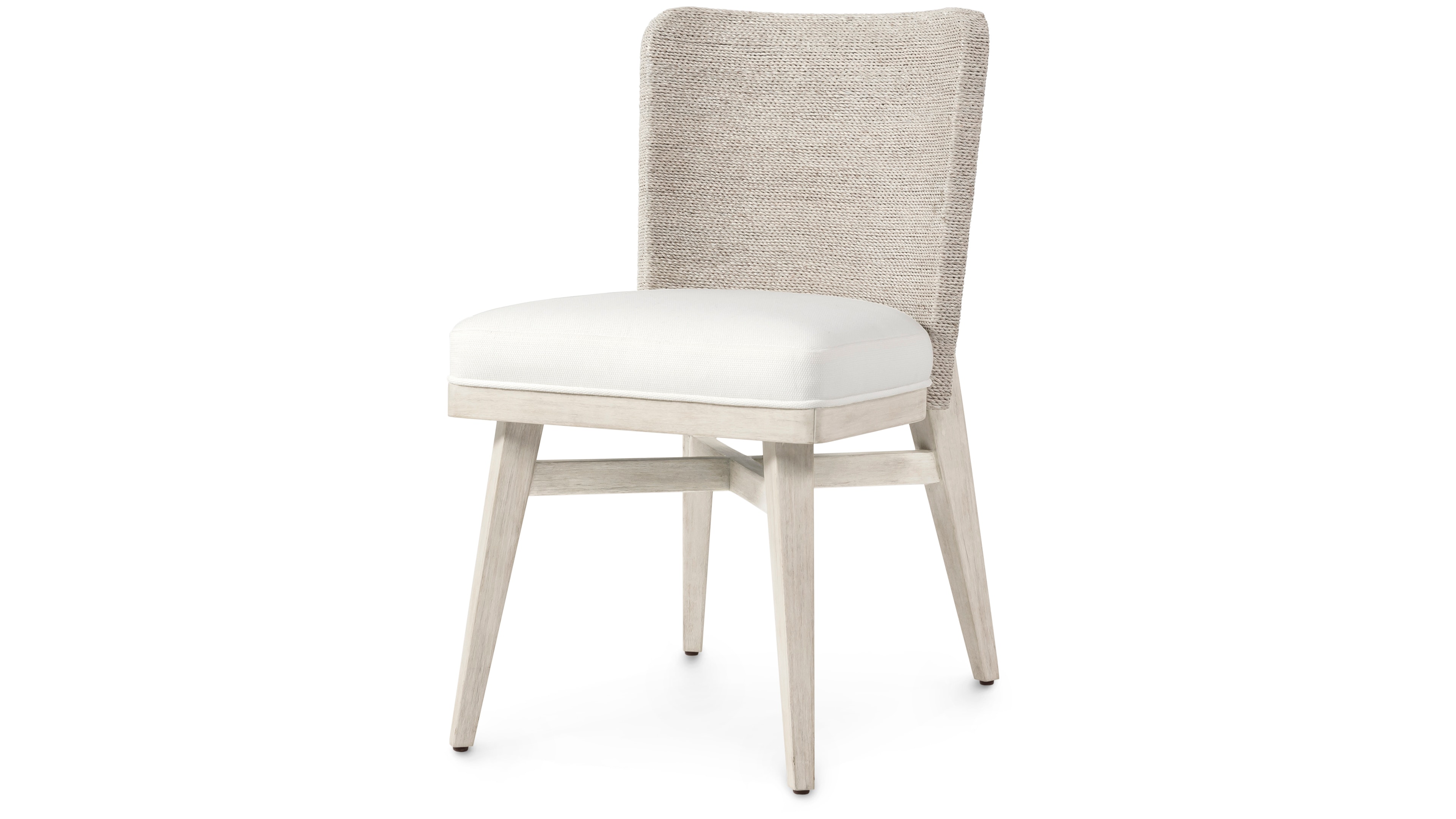 Palecek FRANCIS SIDE CHAIR WHITEWASH 7382-03