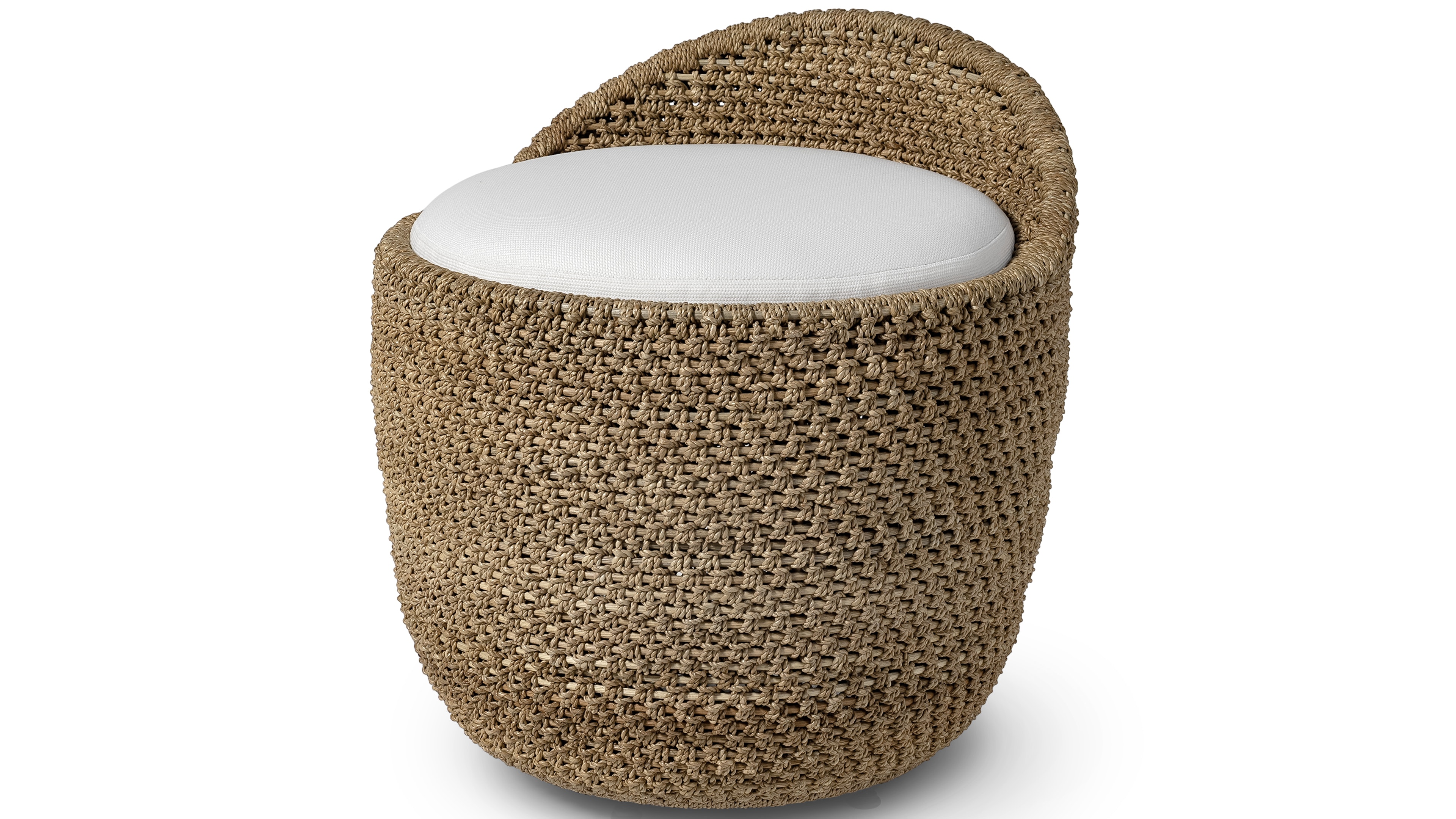 Palecek GREEN OAKS SWIVEL STOOL, NATURAL 7392-01
