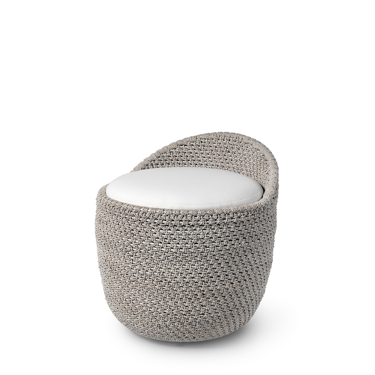 Palecek GREEN OAKS SWIVEL STOOL, WHITE SAND 7392-03