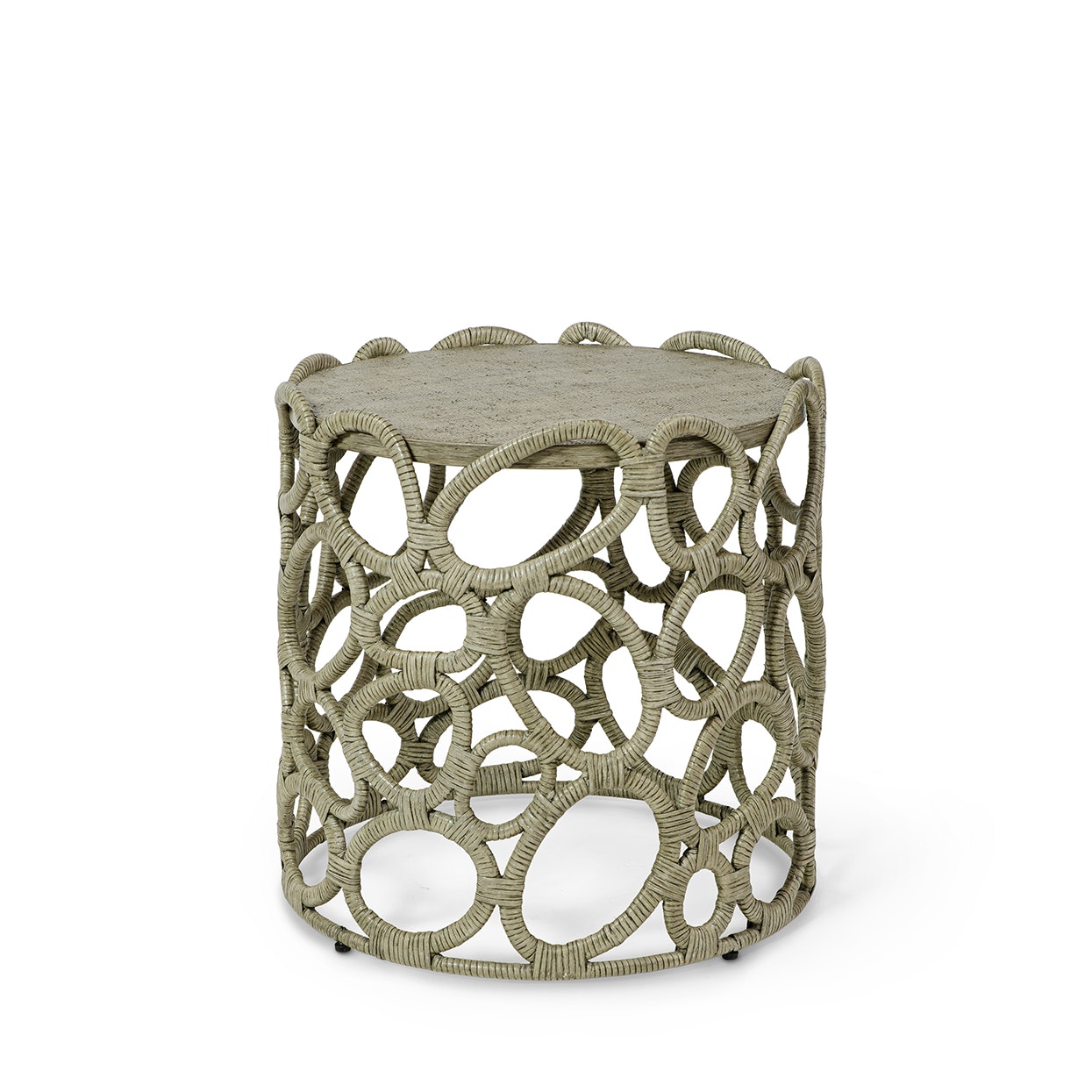 Palecek ELLA SIDE TABLE ELM GREY 7412-89