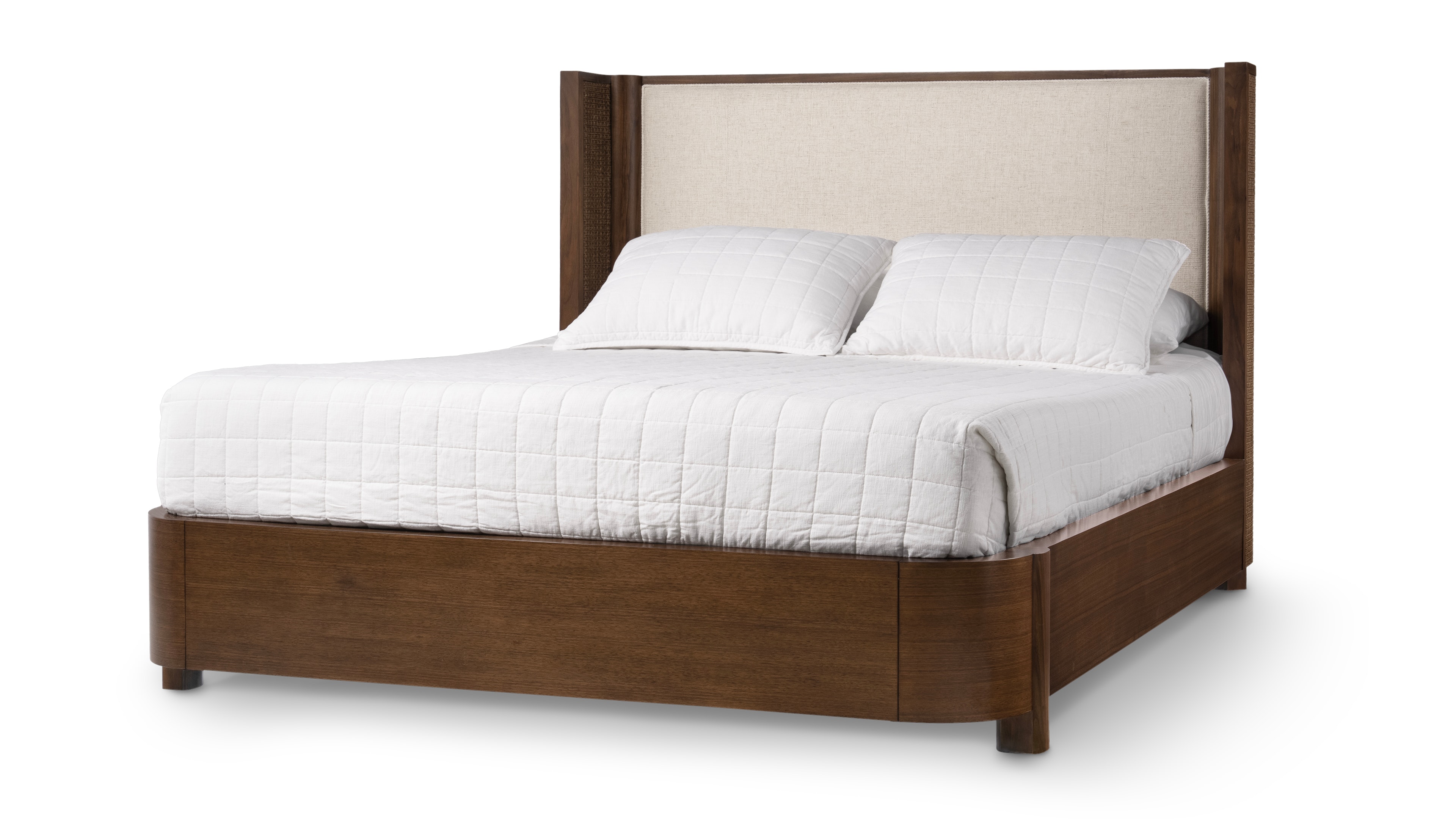 Palecek ZOEY WALNUT BED, KING 7420-33