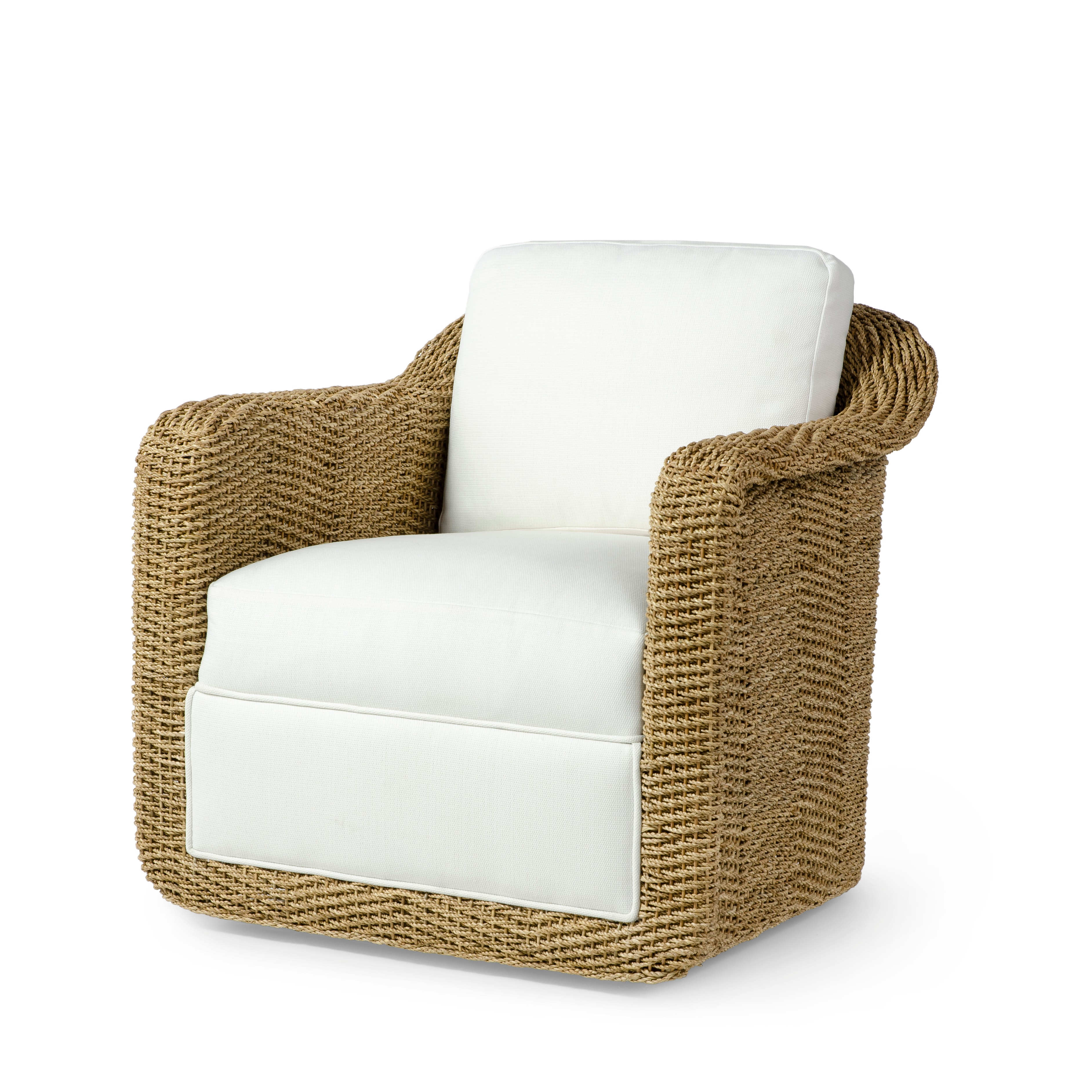 Palecek SHELBY SWIVEL LOUNGE CHAIR NATURAL 7449-79