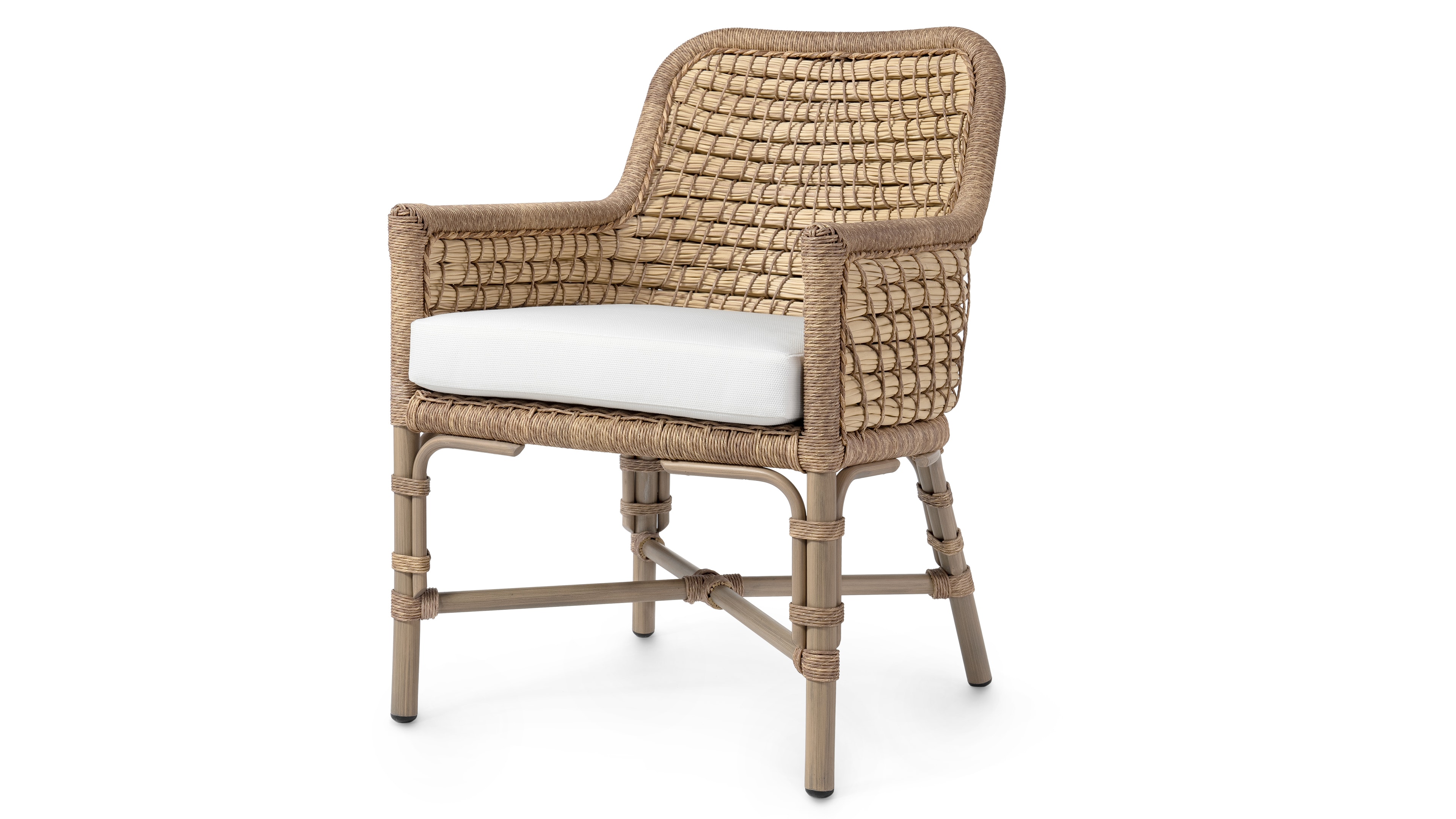 Palecek CAPITOLA OUTDOOR ARM CHAIR, NATURAL 7453-01