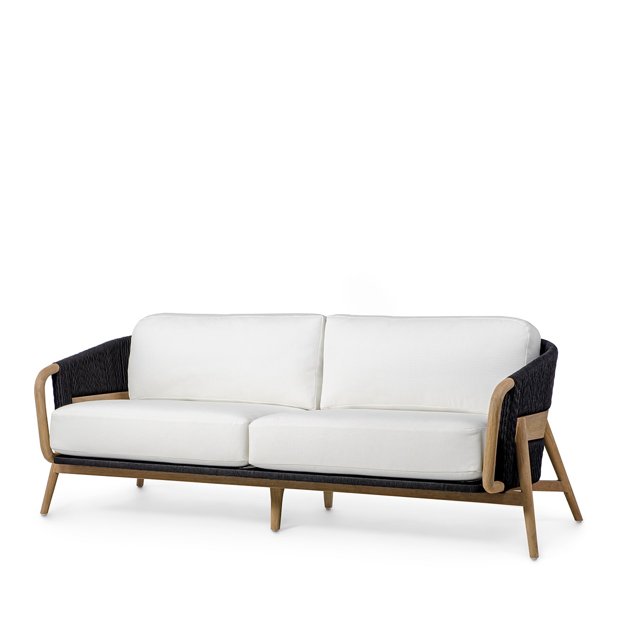 Palecek CASEY OUTDOOR SOFA, BLACK 7462-10