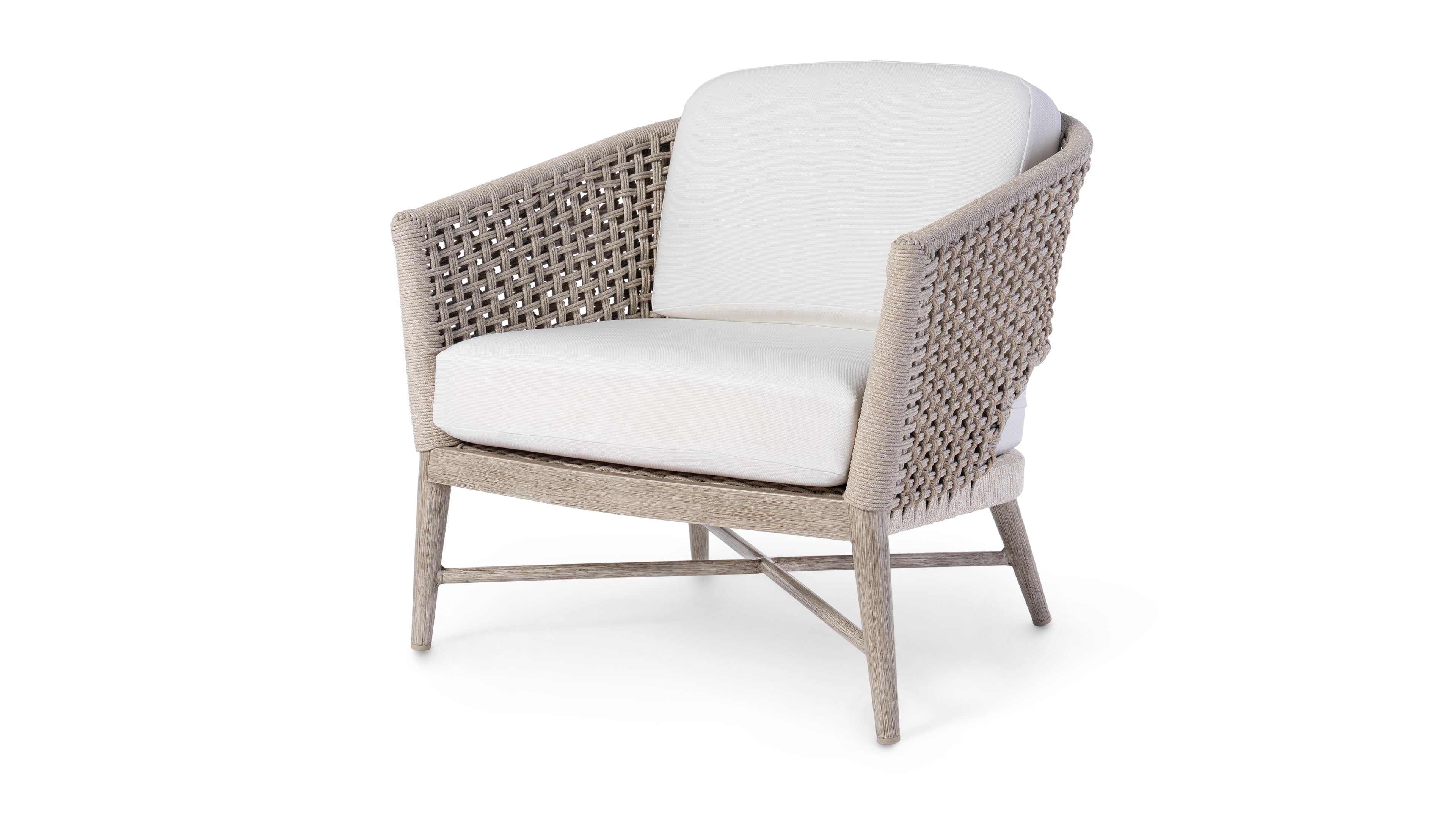 Palecek SOUTHPORT OUTDOOR LOUNGE CHAIR, ALMOND 7525-41