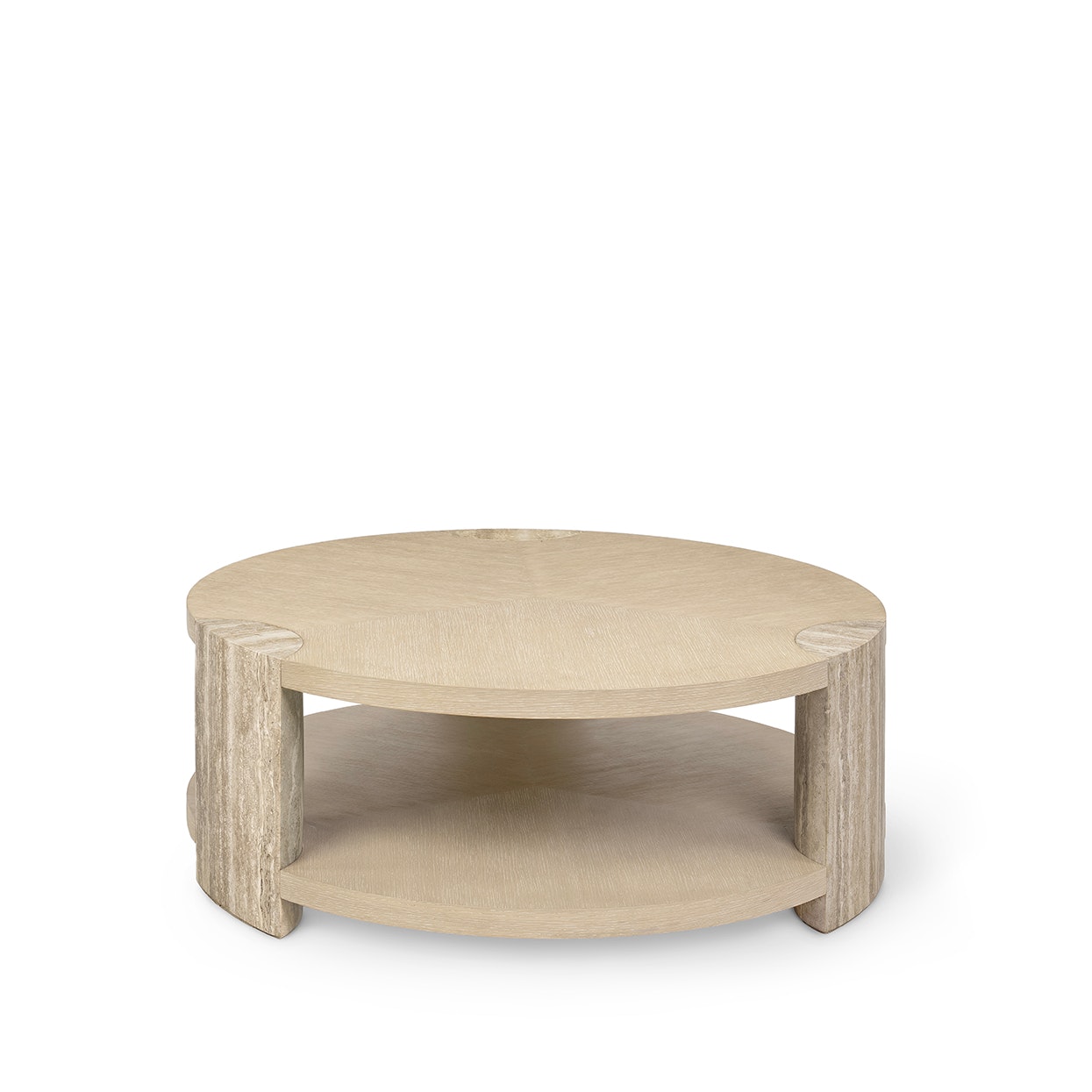 Palecek LAZLO TRAVERTINE COFFEE TABLE, SMALL 7580-79