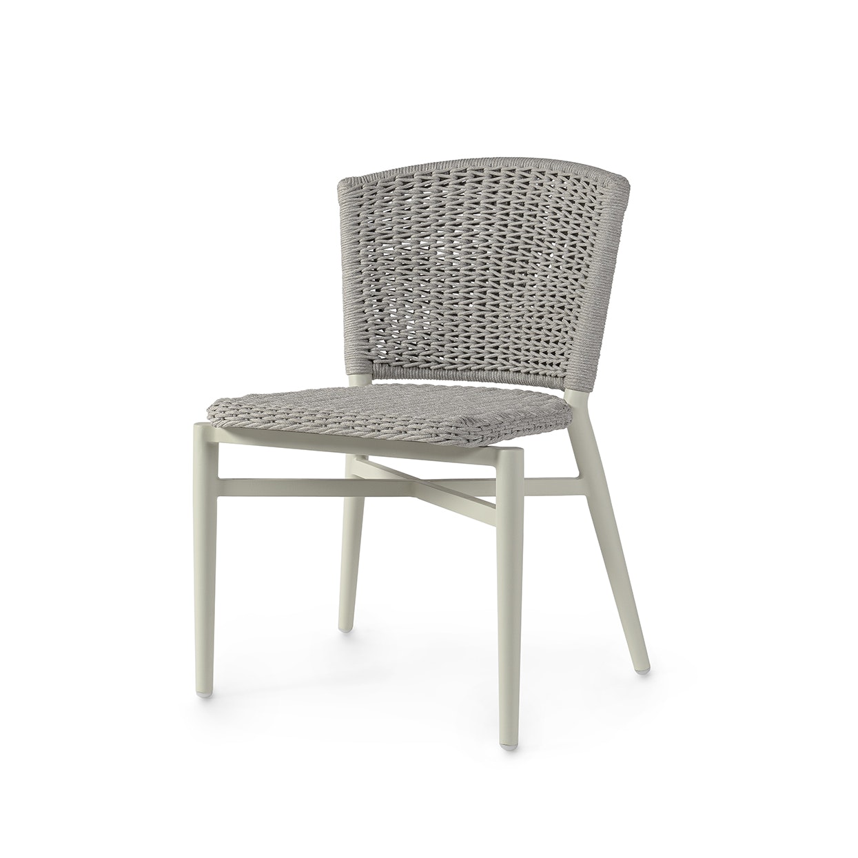 Palecek NINA OUTDOOR STACKABLE SIDE CHAIR, STONE 7595-40