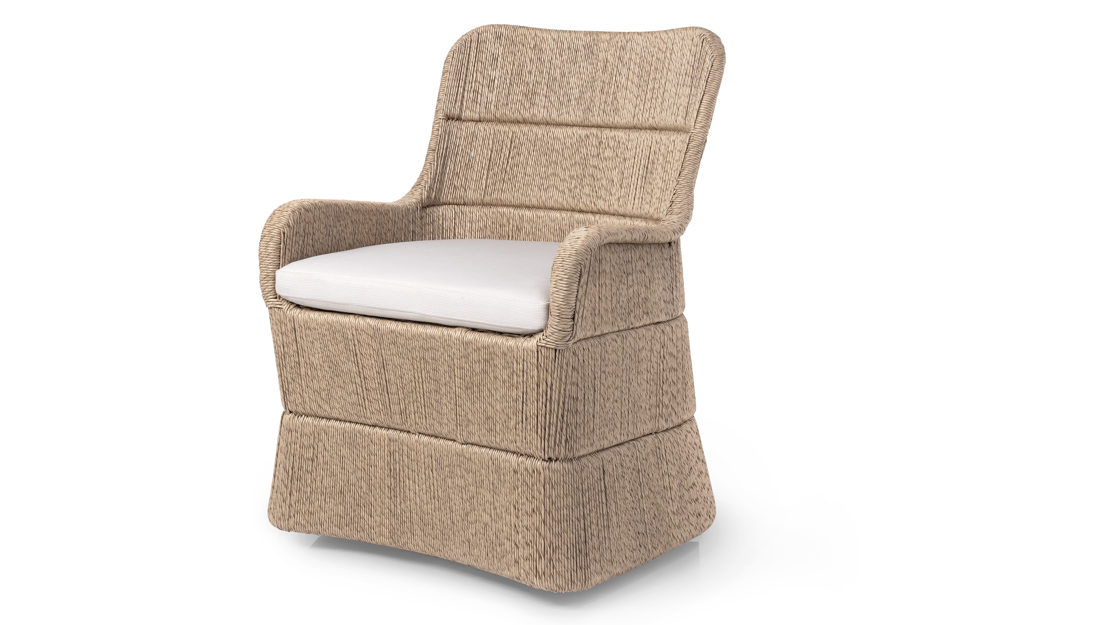 Palecek OLEMA OUTDOOR SWIVEL DINING CHAIR 7604-01
