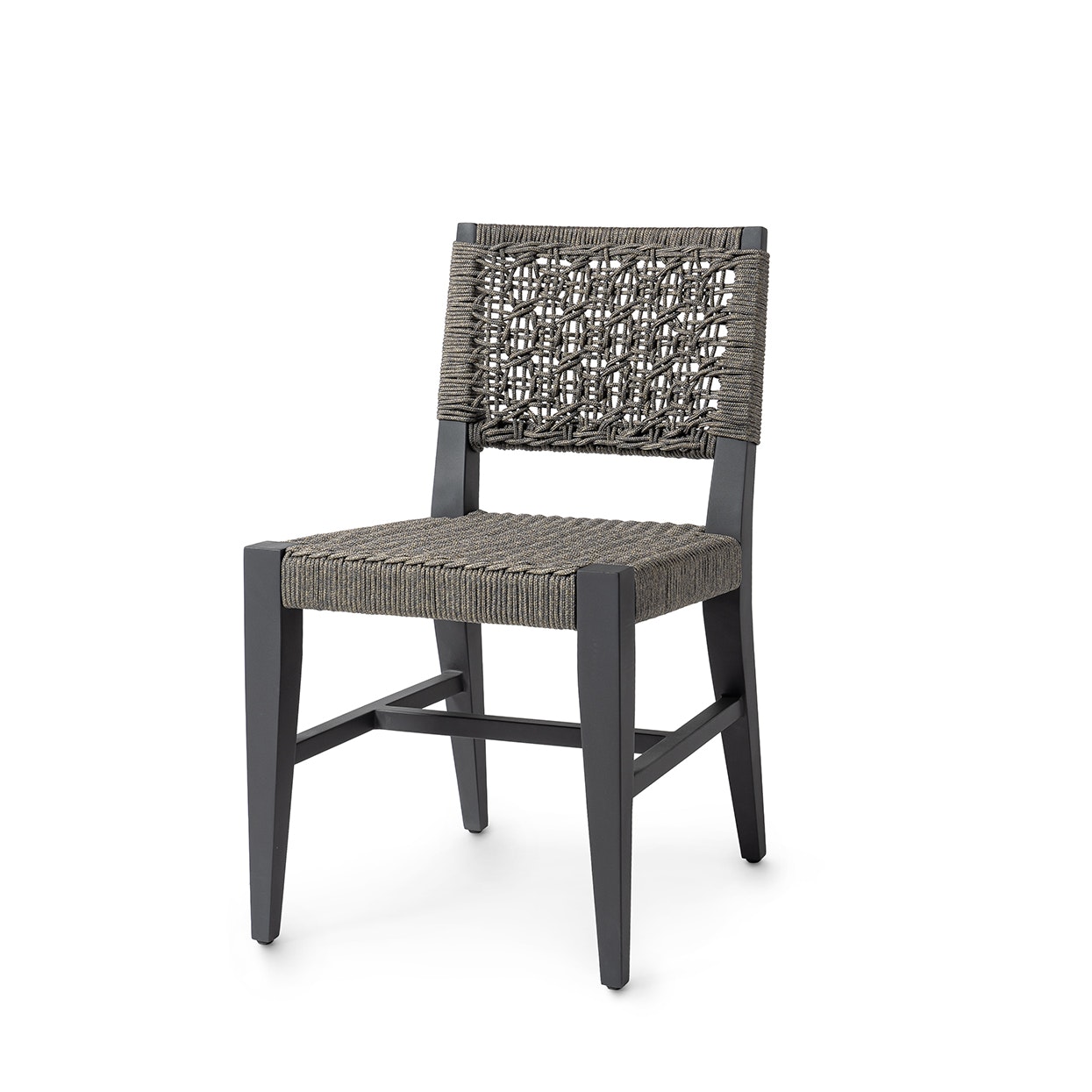 Palecek OLIVER OUTDOOR SIDE CHAIR, CHARCOAL 7606-31