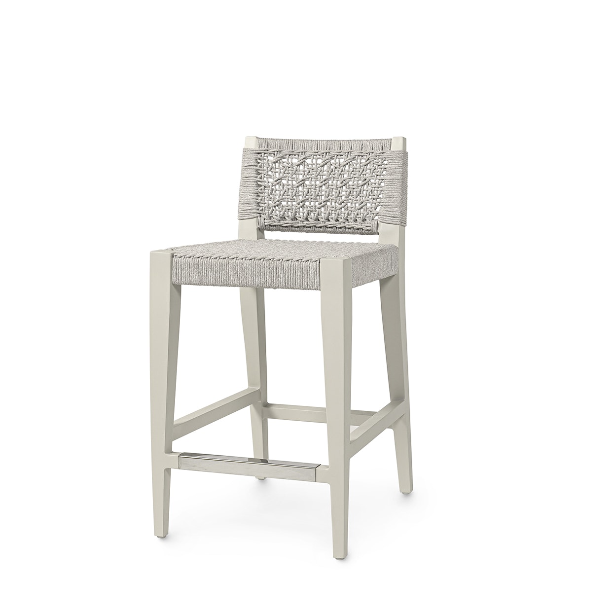 Palecek OLIVER OUTDOOR 24"COUNTER STOOL, STONE 7616-40