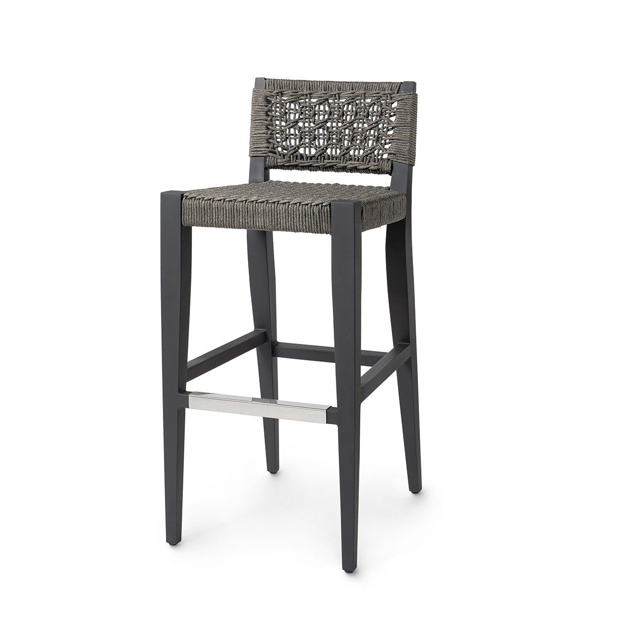Palecek OLIVER OUTDOOR 30"BARSTOOL, CHARCOAL 7624-31