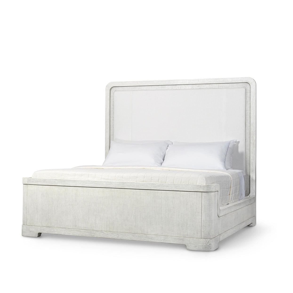 Palecek ARGENTA BED, KING, WHITE 7652-05