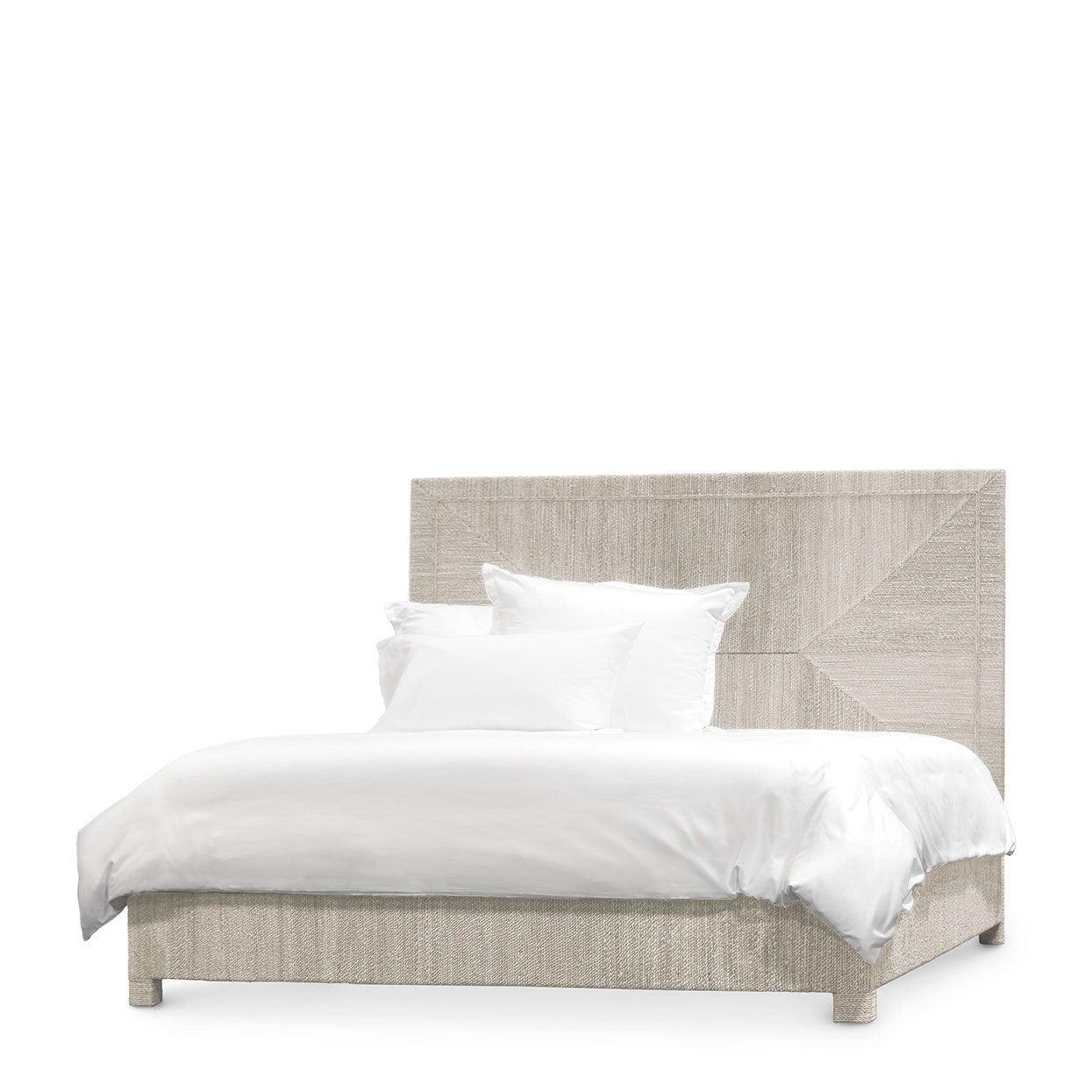 Palecek WOODSIDE BED KING, WHITE SAND 7696-03
