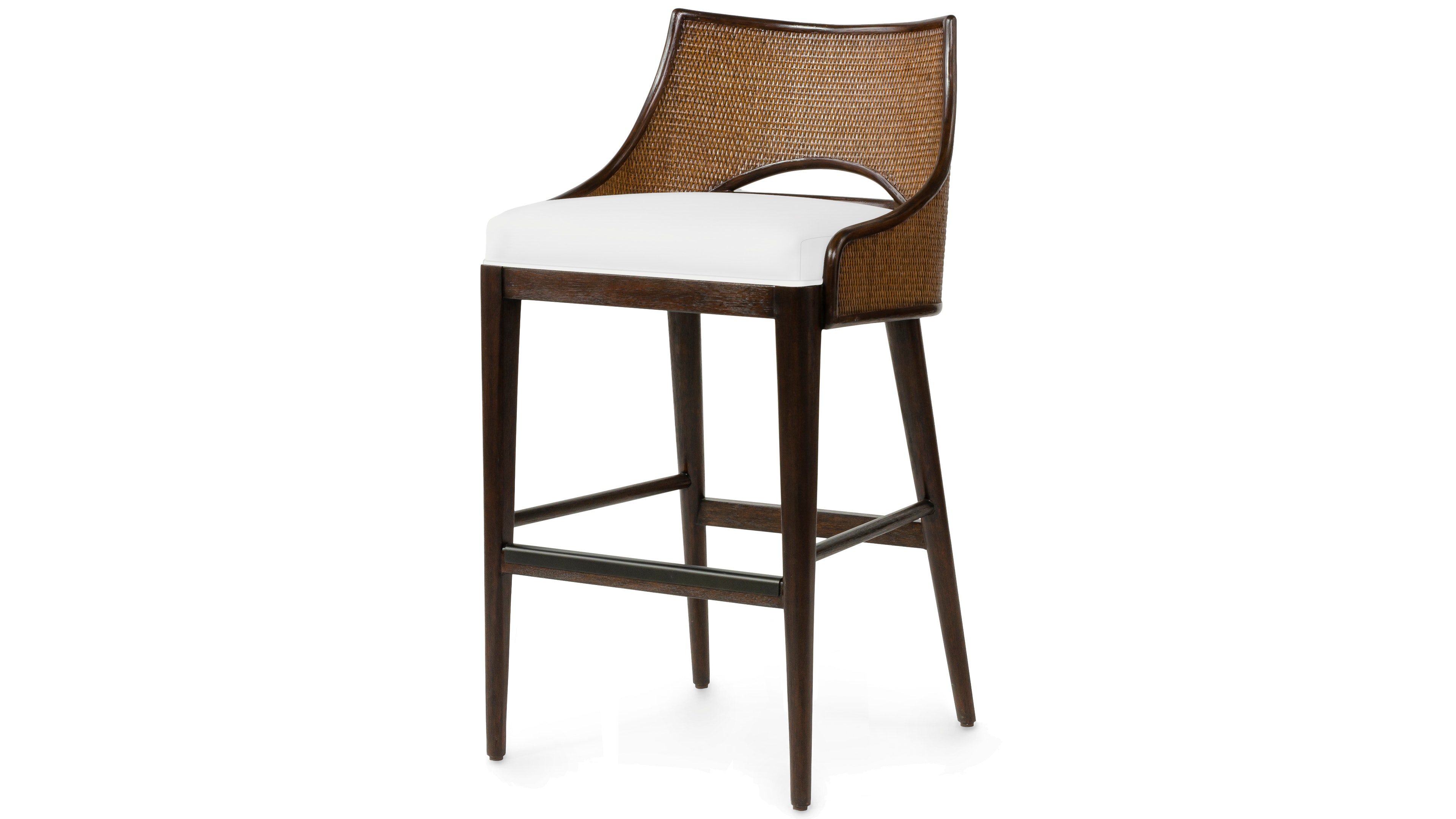 Palecek AVALON 30" BARSTOOL, DARK WALNUT 7700-79