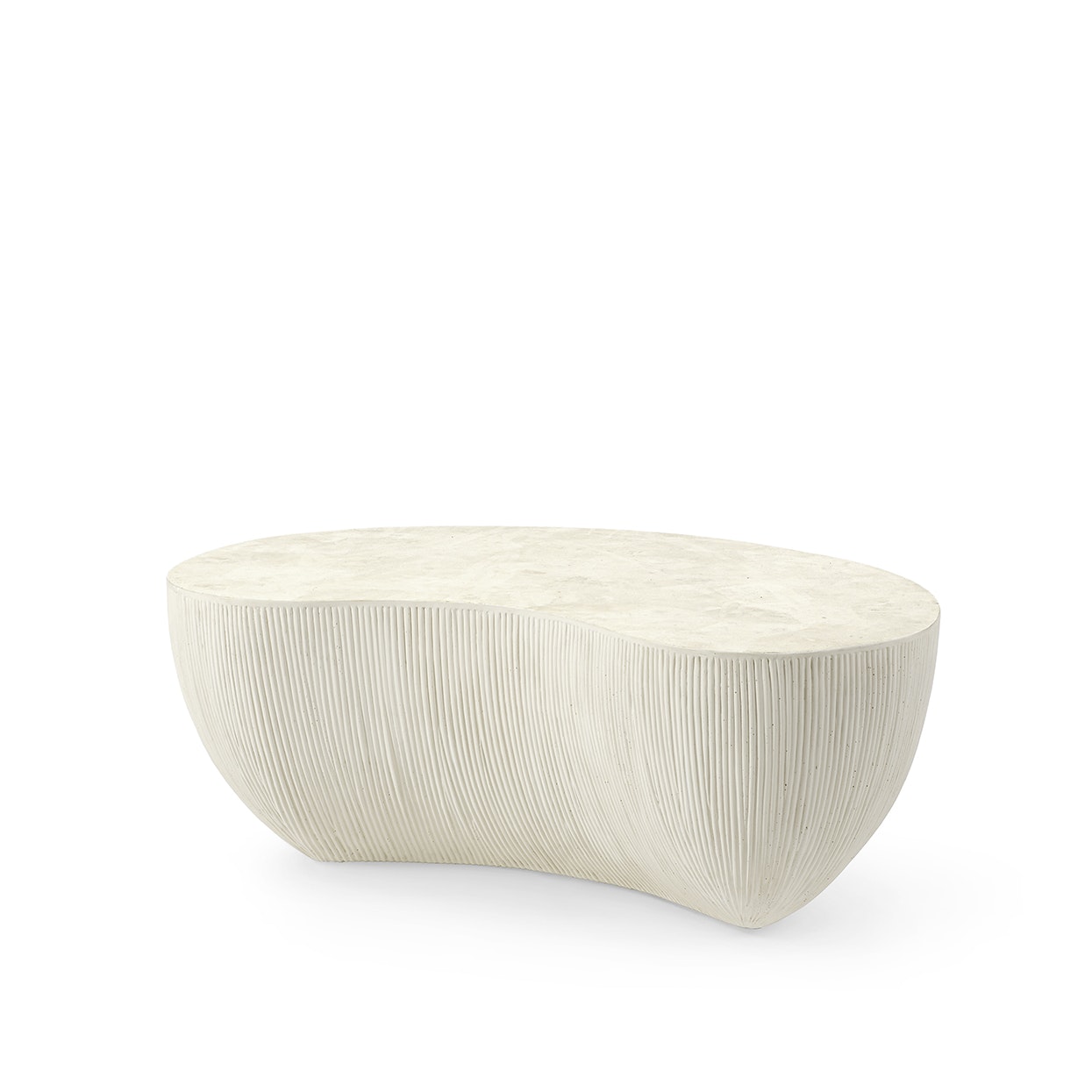Palecek CALANOVA OUTDOOR COFFEE TABLE SMALL, WHITE 7717-79