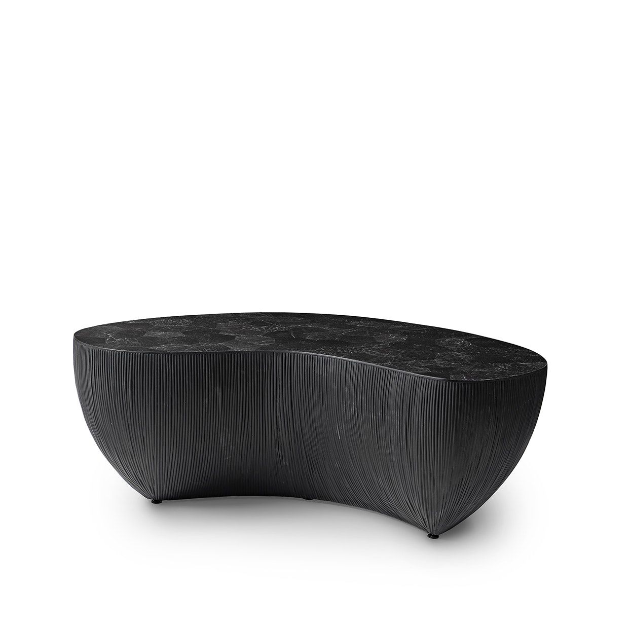 Palecek CALANOVA OUTDOOR COFFEE TABLE LARGE, BLACK 7718-10