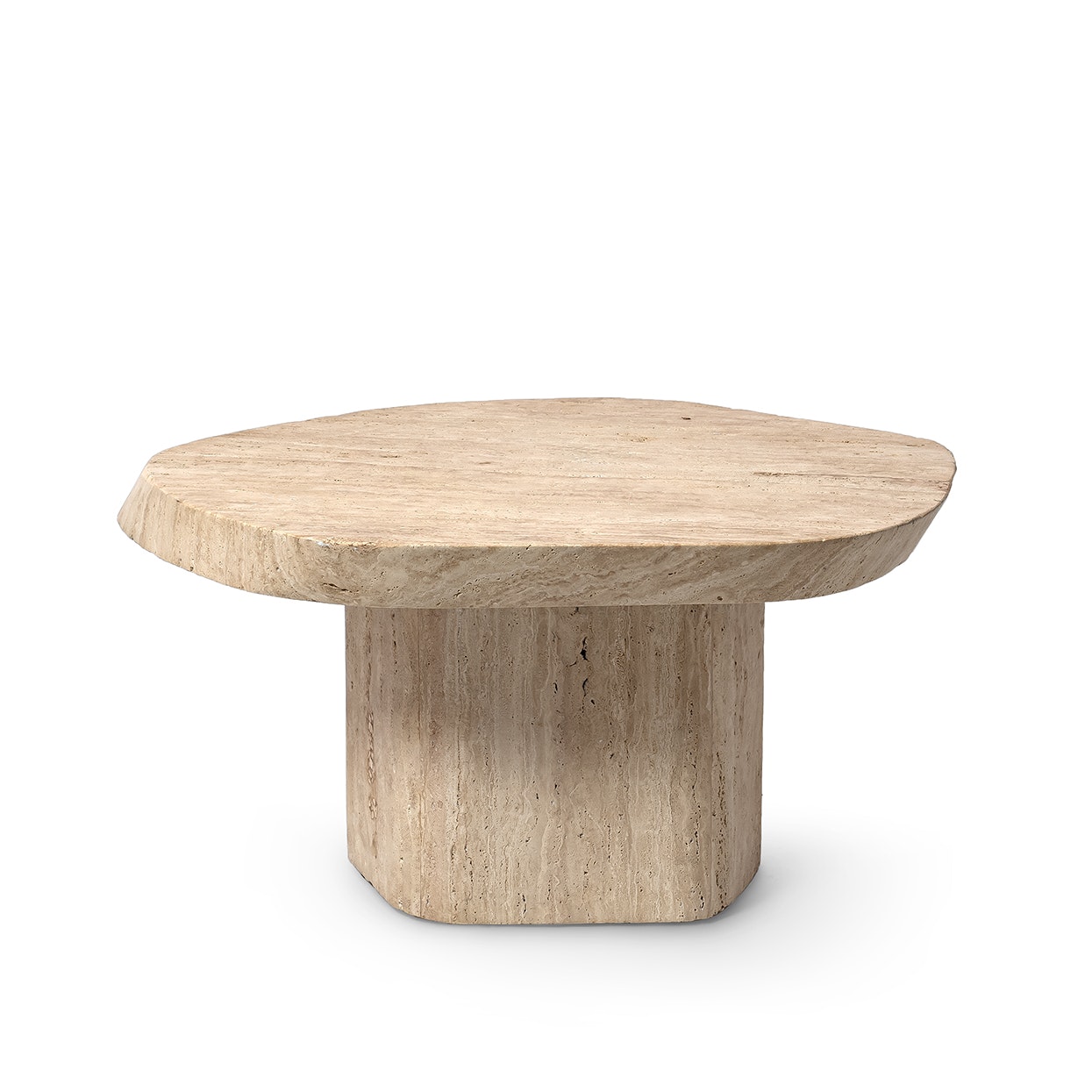 Palecek ALGIERS TRAVERTINE OUTDOOR COFFEE TABLE, TALL 7720-64