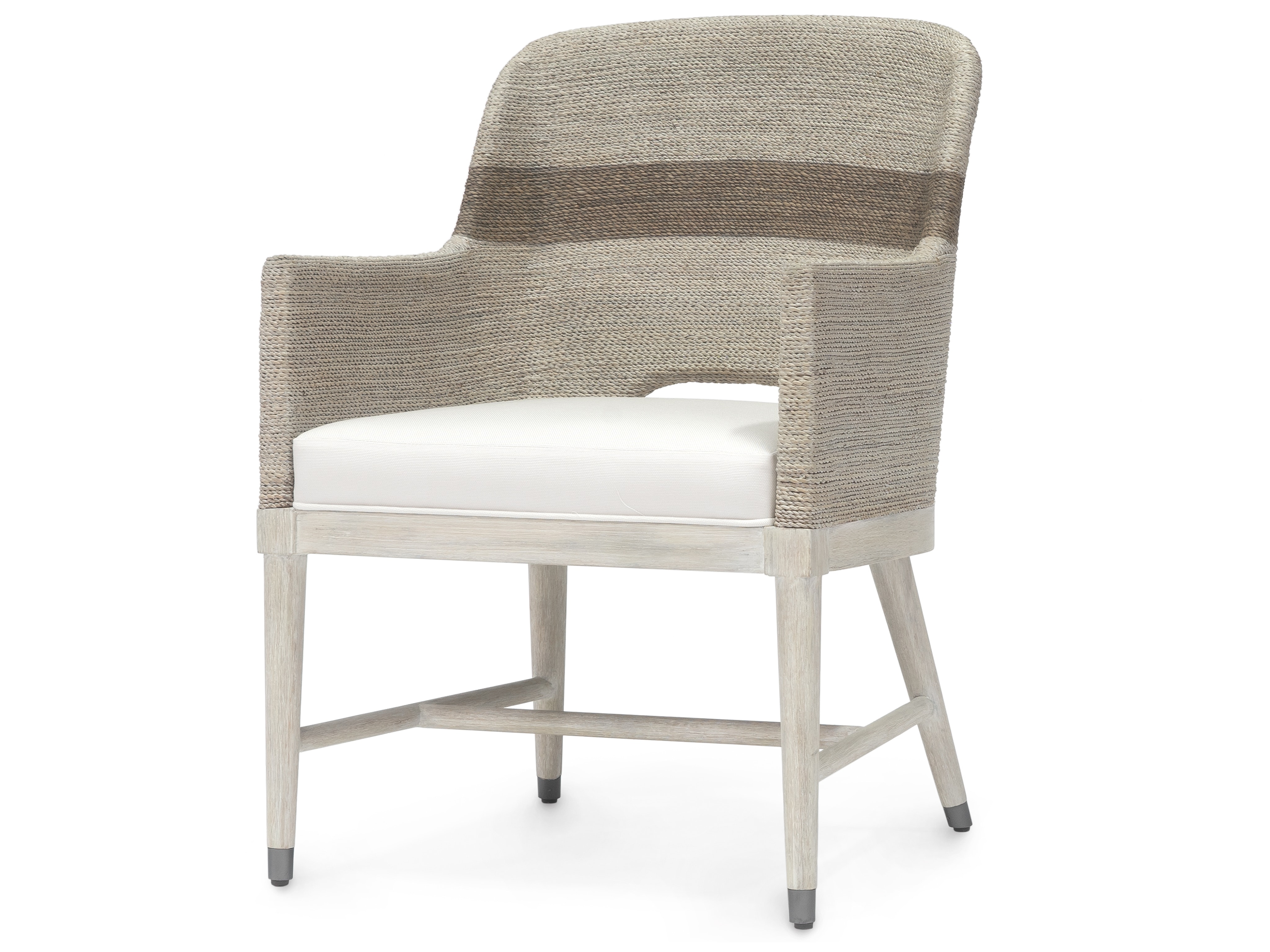 Palecek FRITZ ROPE ARM CHAIR FOG WHITE 7739-03