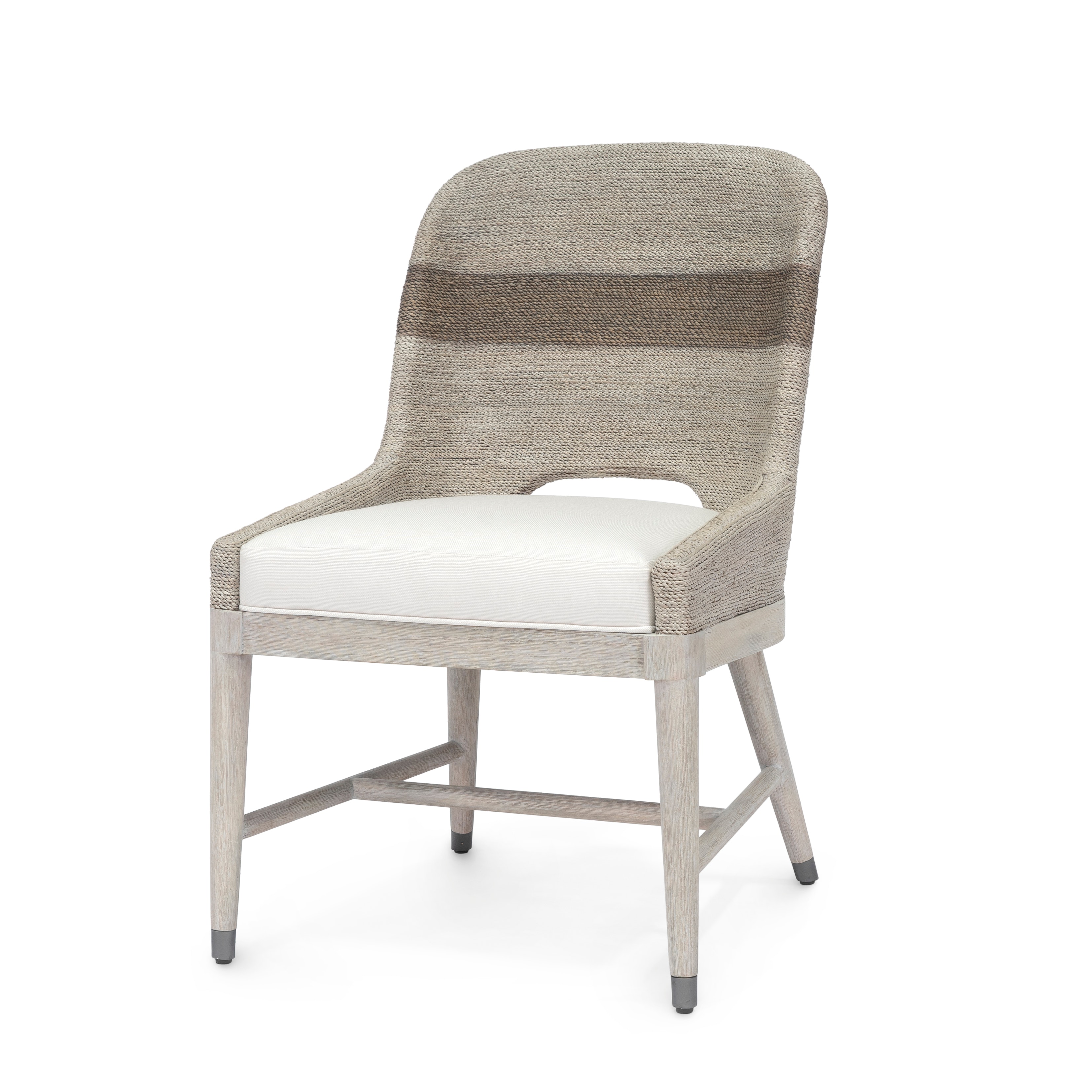 Palecek FRITZ ROPE SIDE CHAIR FOG WHITE 7740-03