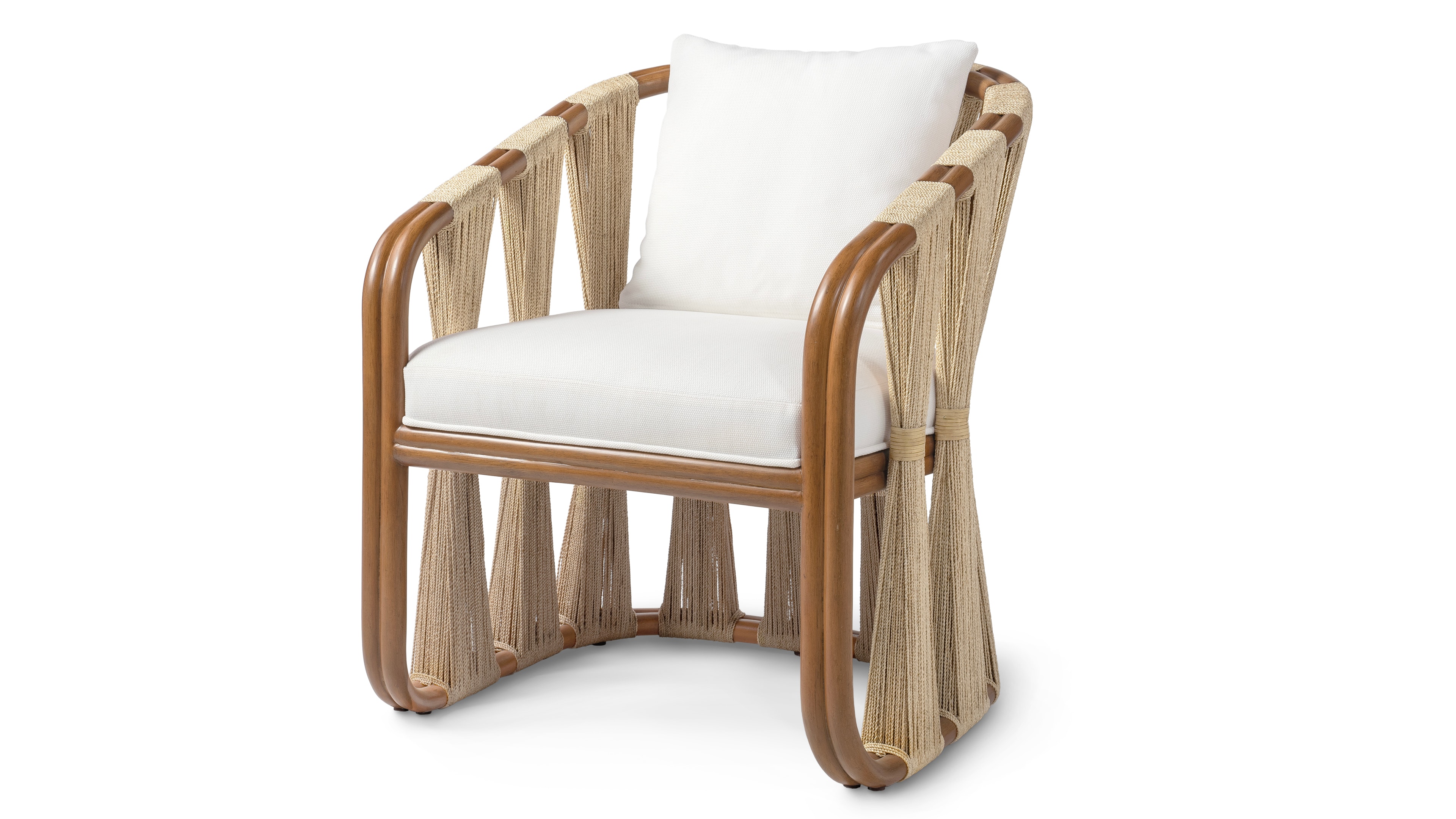 Palecek STRINGS ATTACHED ARM CHAIR, LIGHT 7746-19