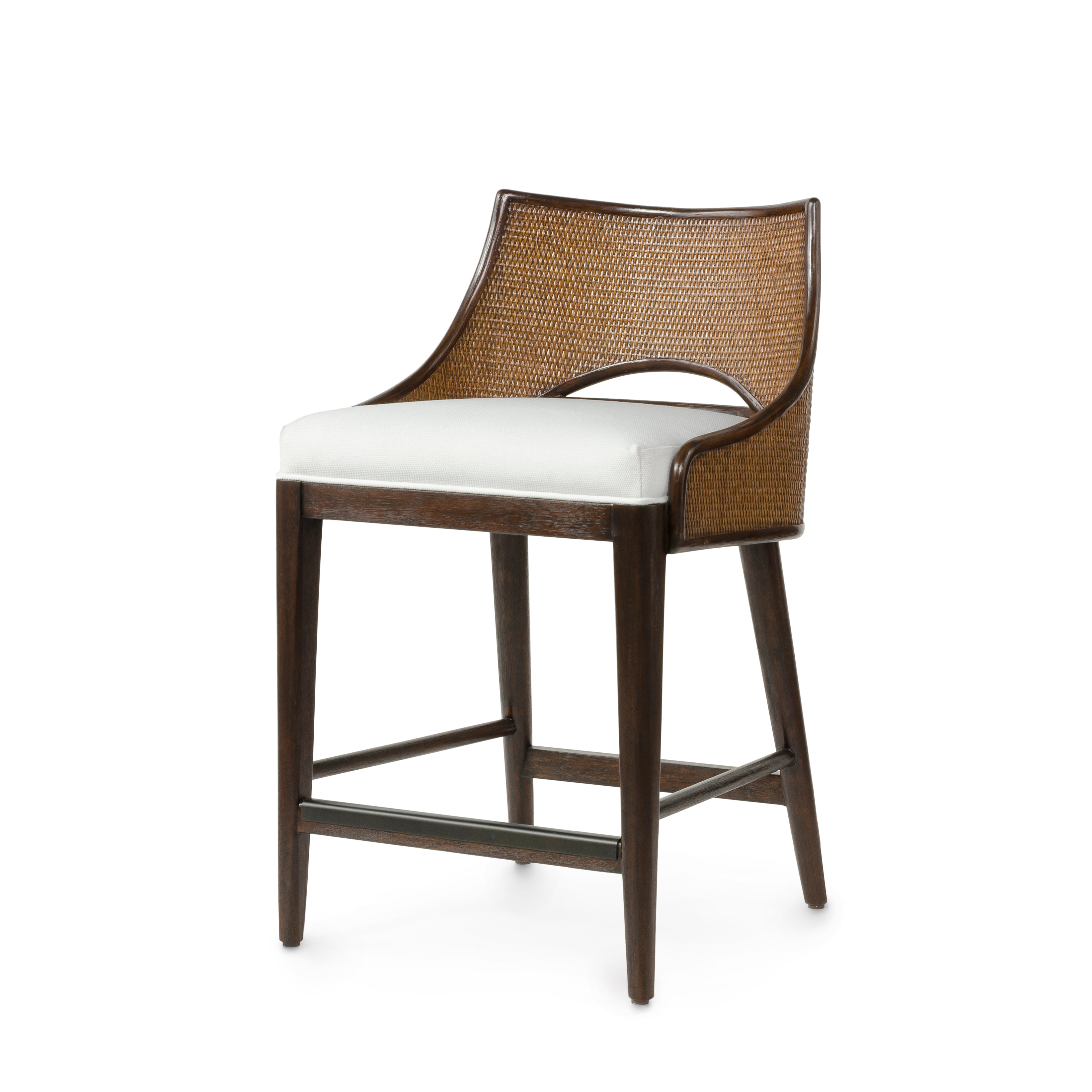 Palecek AVALON 24" COUNTER STOOL, DARK WALNUT 7757-79