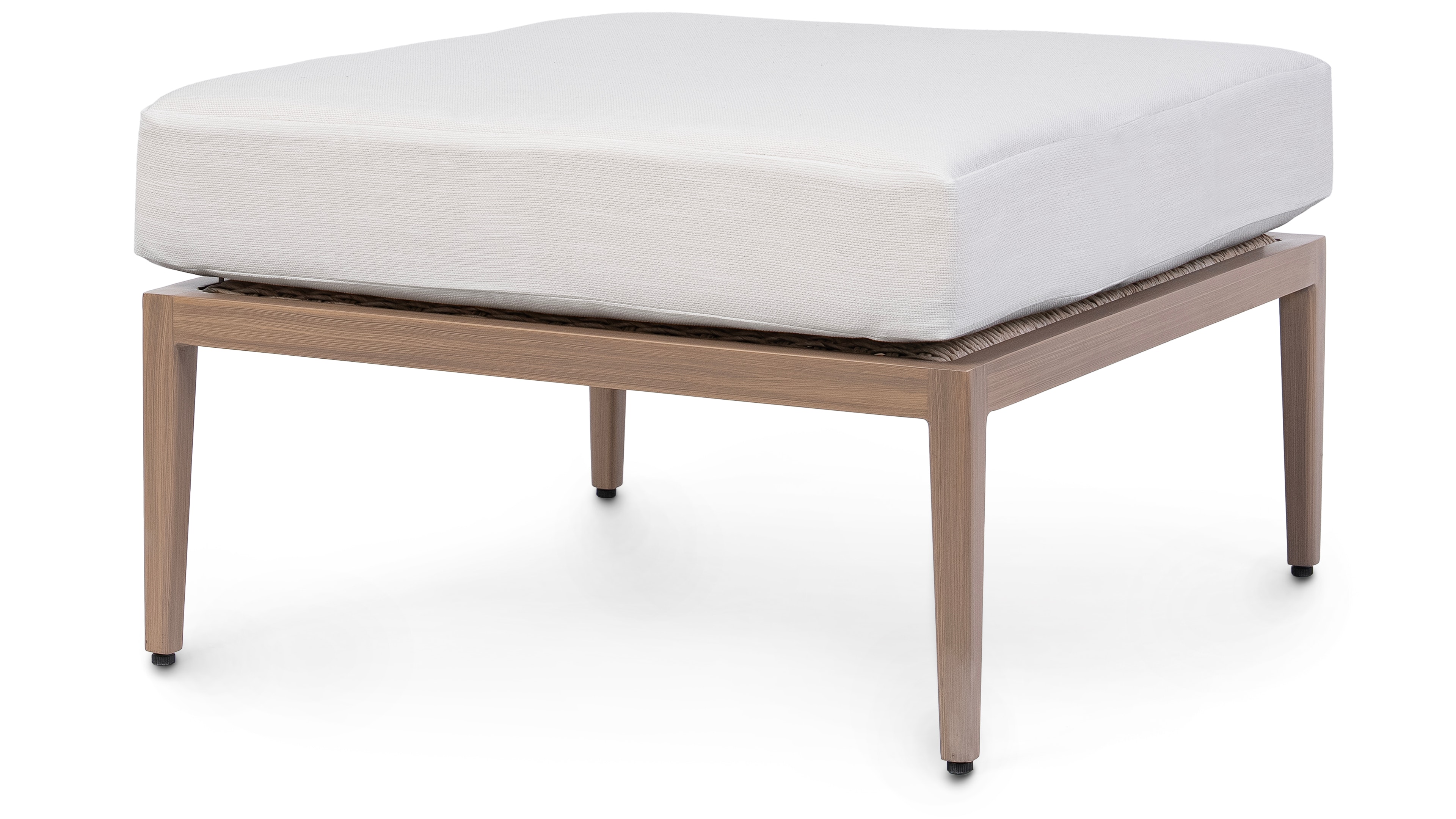 Palecek AMALFI OUTDOOR ALUMINUM OTTOMAN 7814-02
