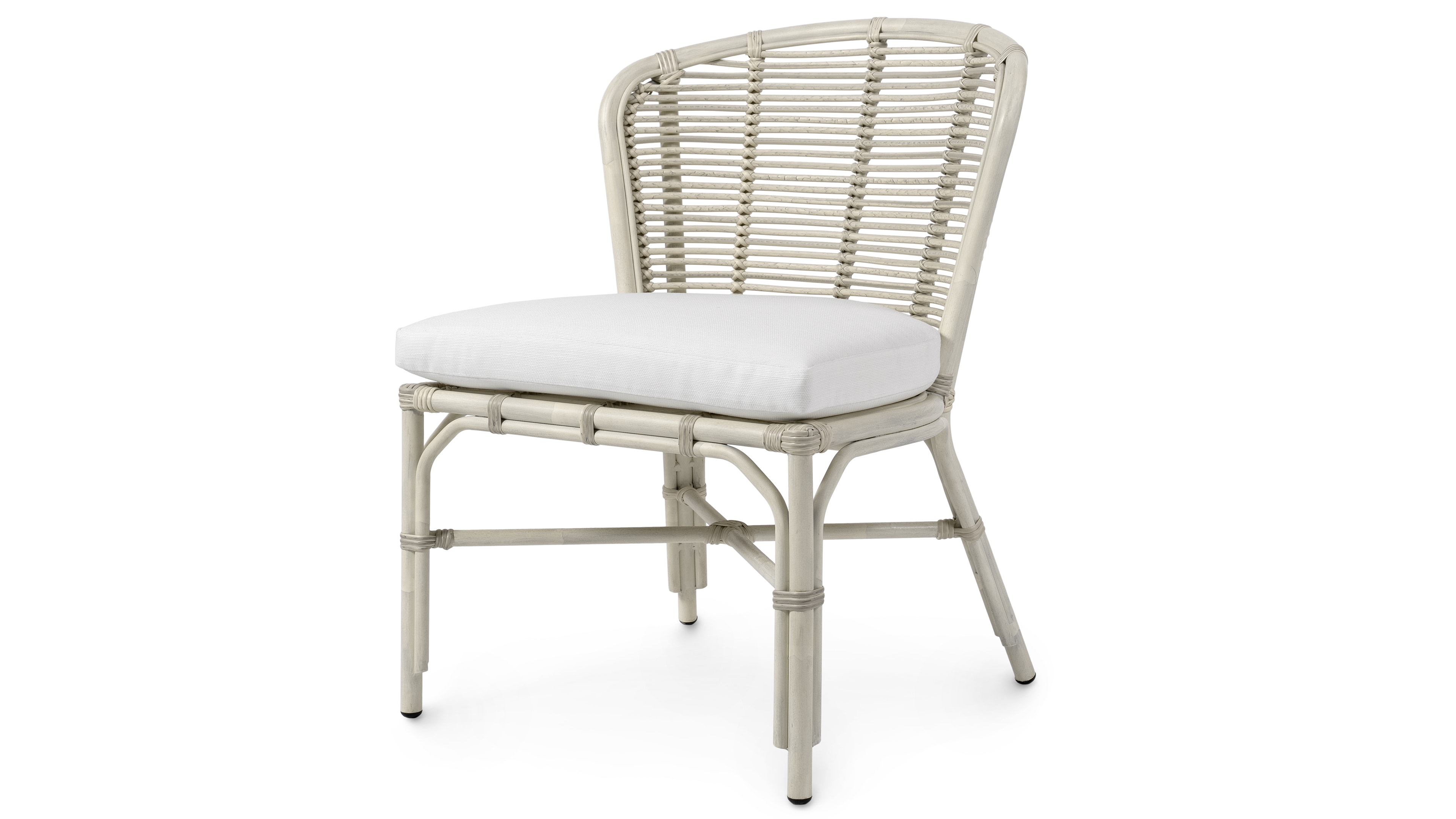 Palecek CAMINO OUTDOOR SIDE CHAIR, WHITE 7827-03