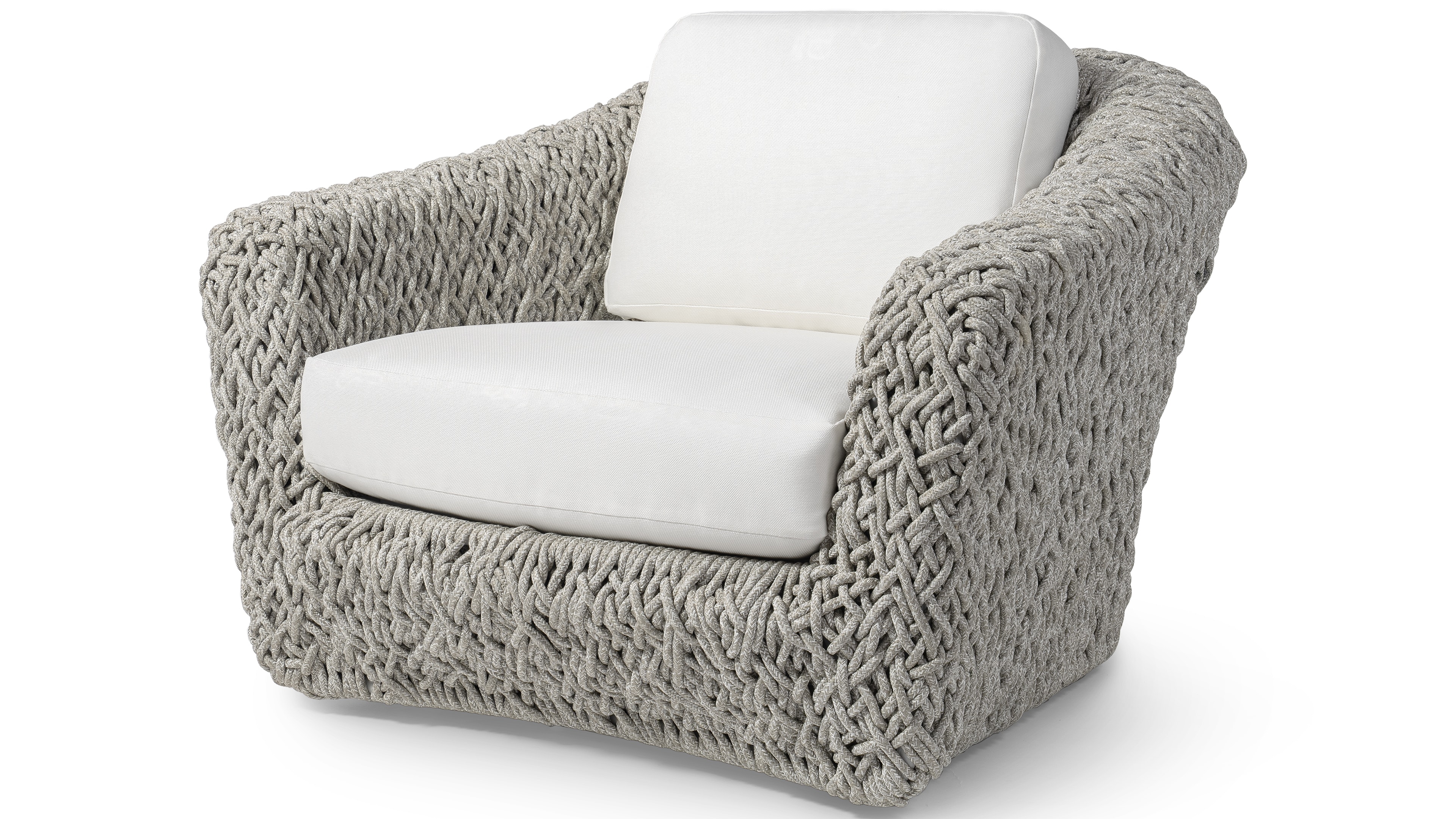 Palecek CARTER OUTDOOR SWIVEL LOUNGE CHAIR, GREY 7850-89