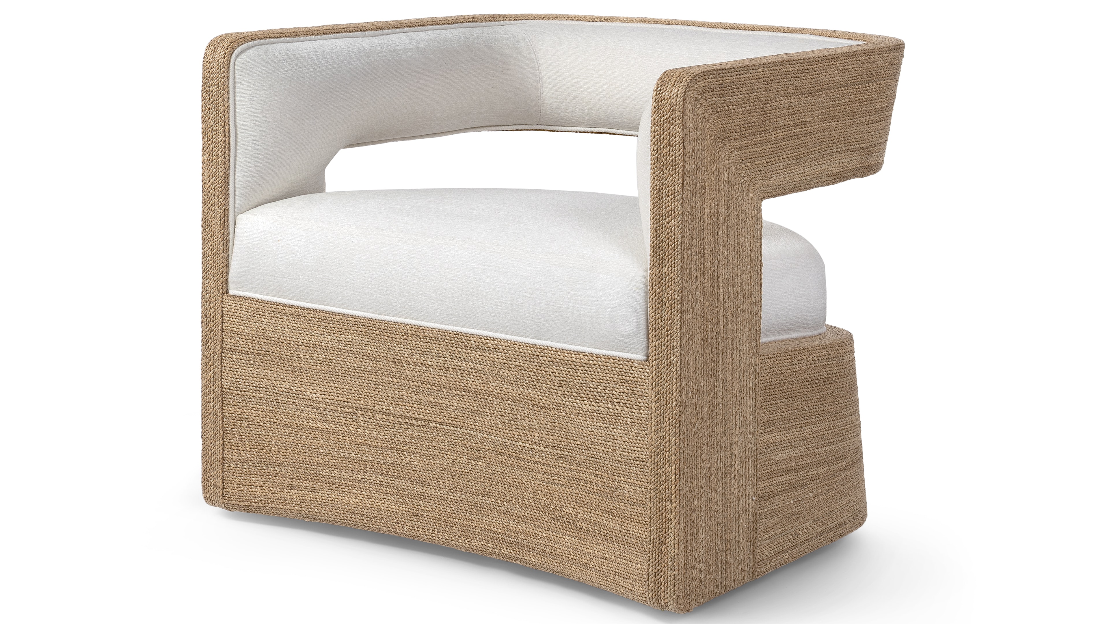 Palecek HADLEY SWIVEL LOUNGE CHAIR, NATURAL 7856-01