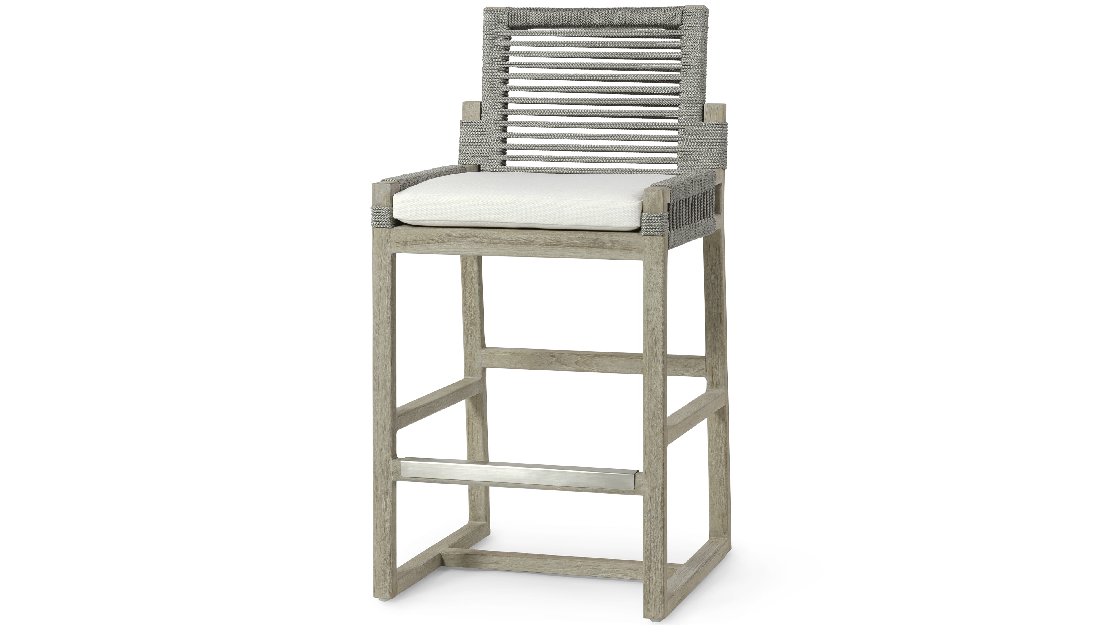 Palecek SAN MARTIN OUTDOOR 30" BARSTOOL, GREY 7866-40