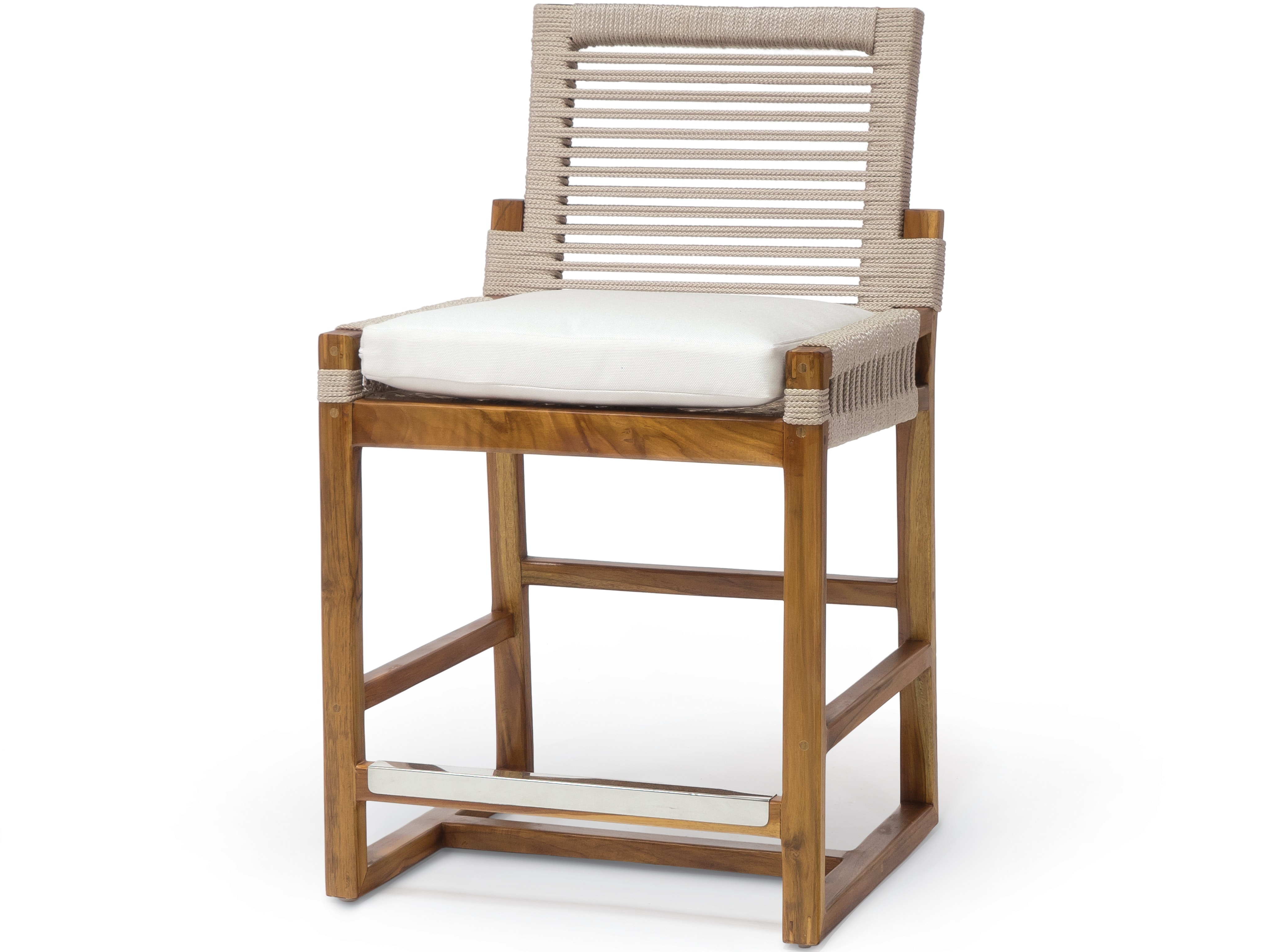 Palecek SAN MARTIN OUTDOOR 24" COUNTER STOOL, TAUPE 7867-79