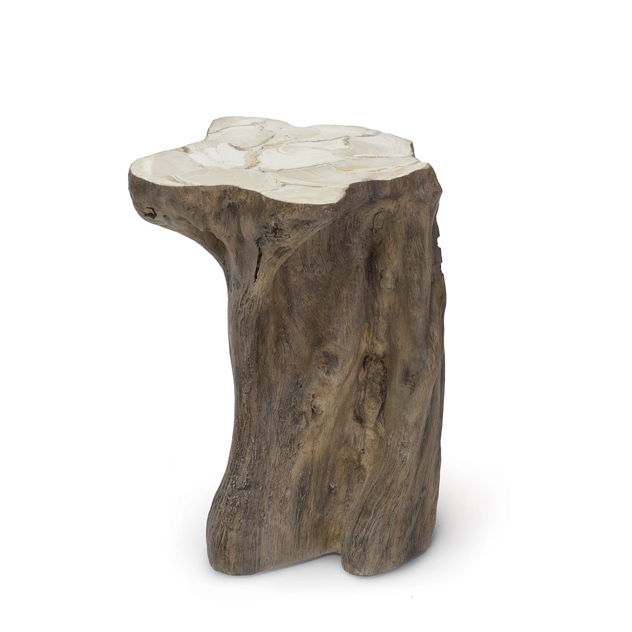 Palecek CHLOE FOSSILIZED CLAM STUMP TABLE 7964-79