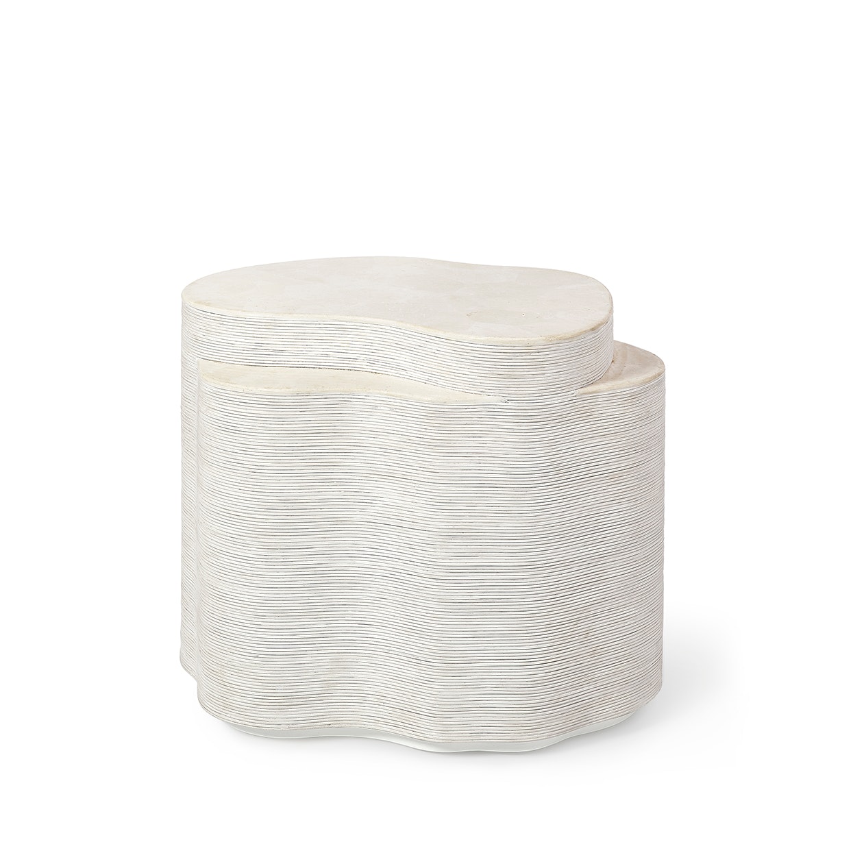 Palecek LEVINE SIDE TABLE, WHITE 7991-05