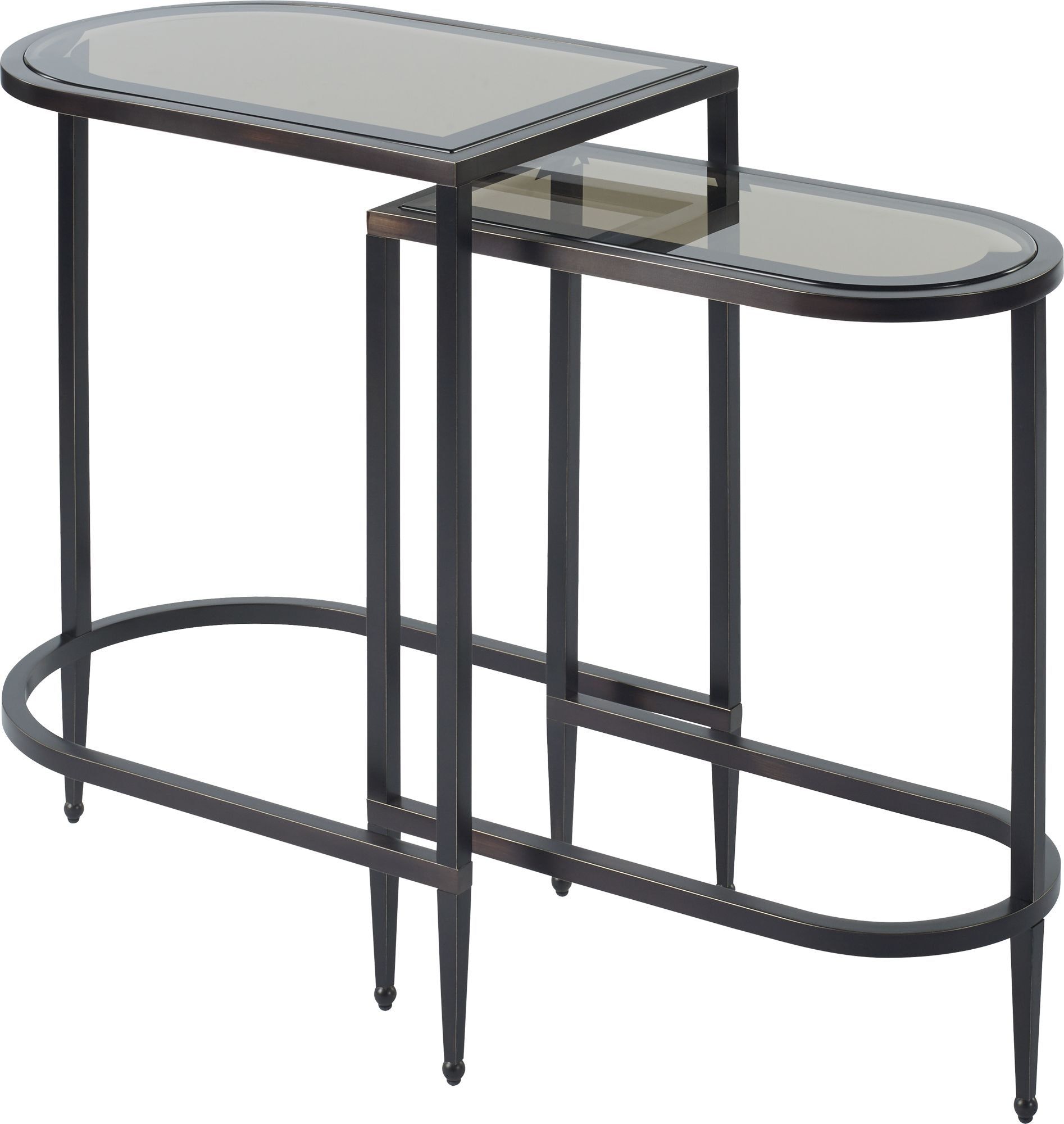 Baker Iron Eye Nesting Accent Tables BA3163