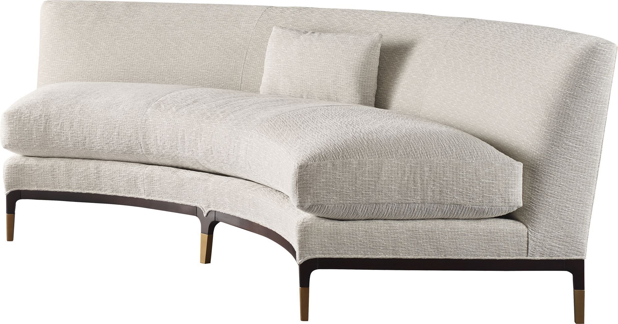 Baker Epidote Curved Armless Sofa BA6189SA