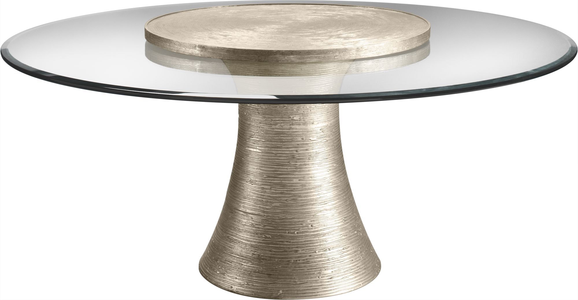 Baker Katoucha 72" Dining Table with 36" Lazy Susan BA3837-72