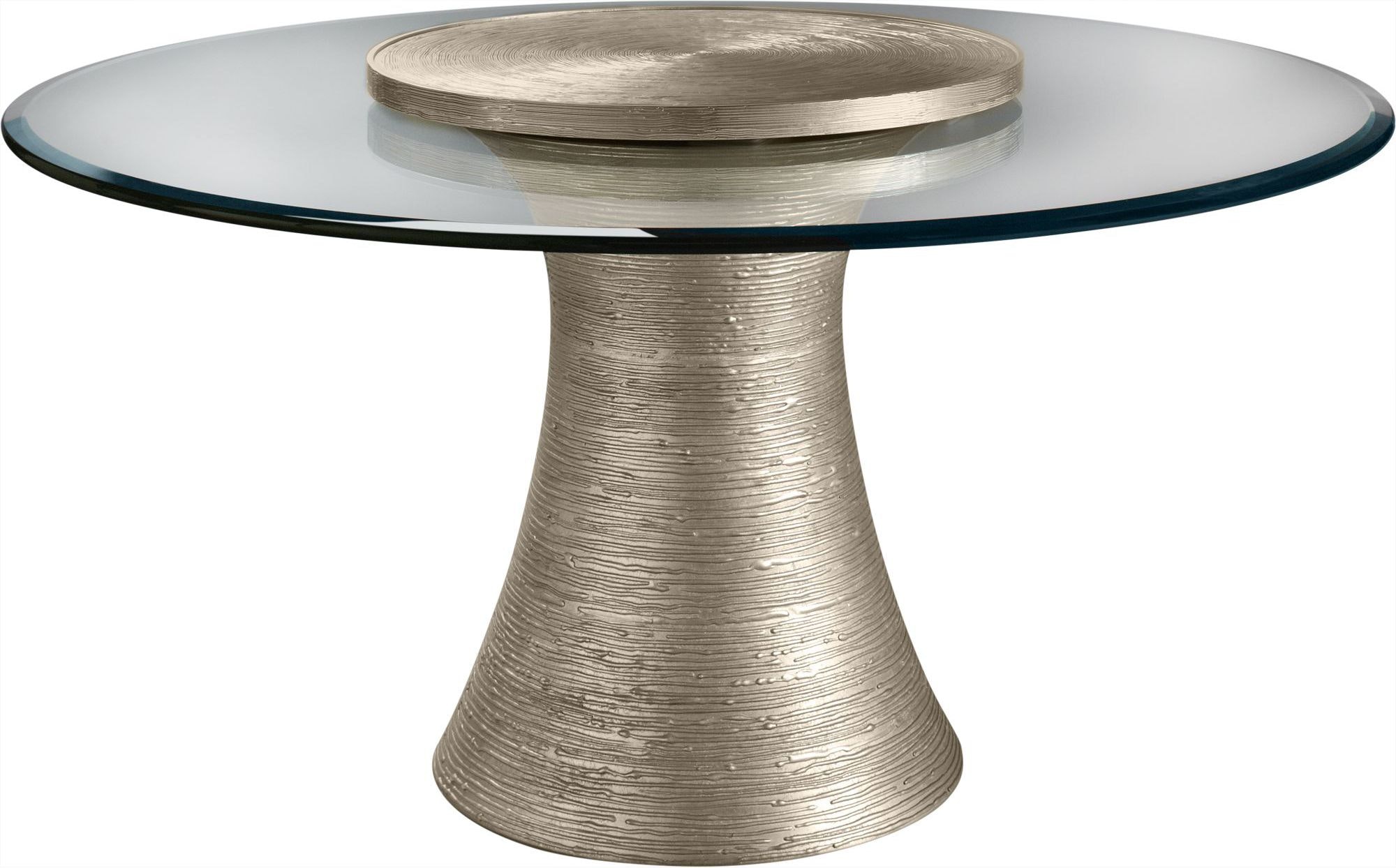 Baker Katoucha 60" Dining Table with 28" Lazy Susan BA3837-60
