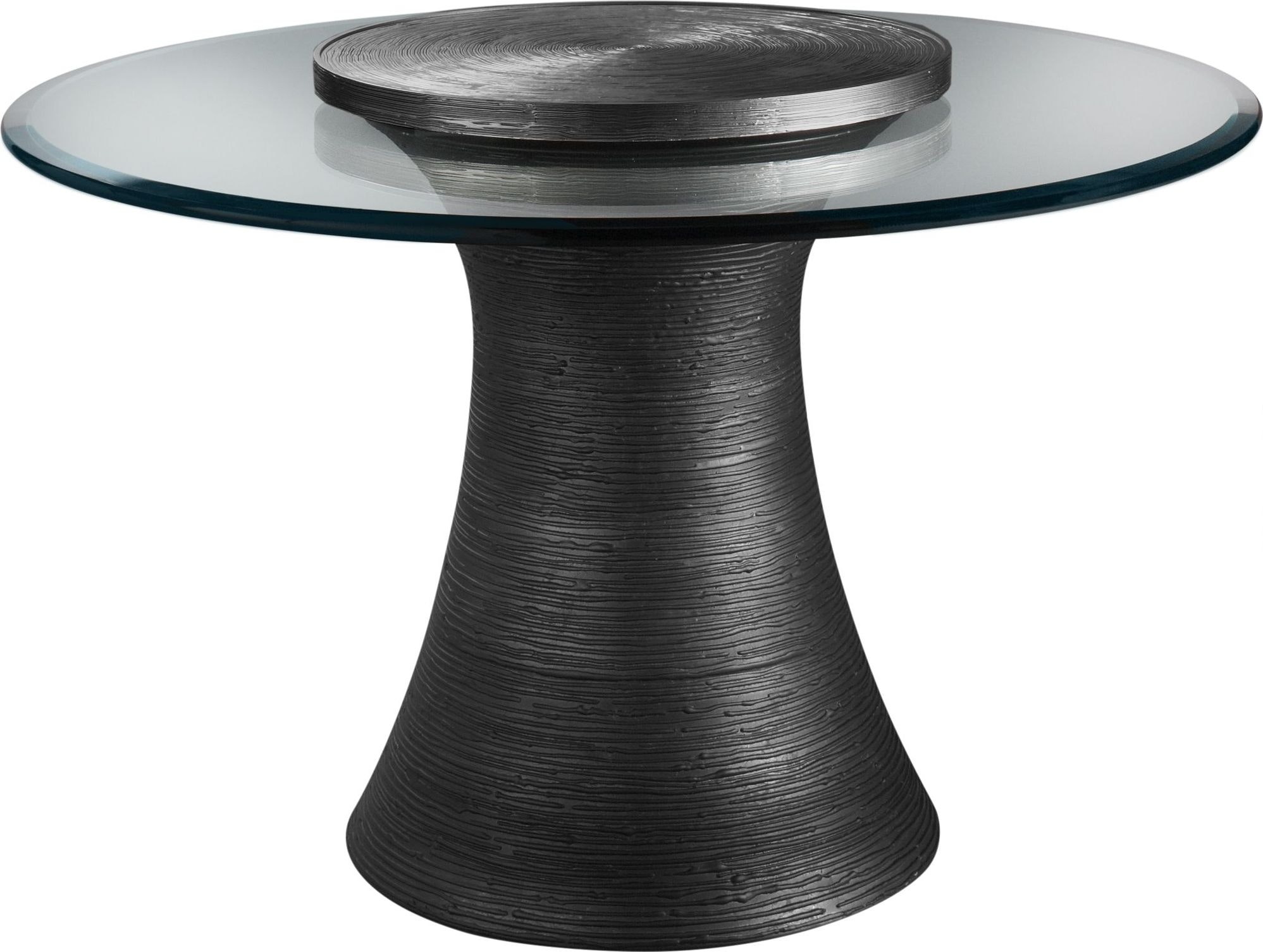 Baker Katoucha Center Table with 24" Lazy Susan BA3836-48