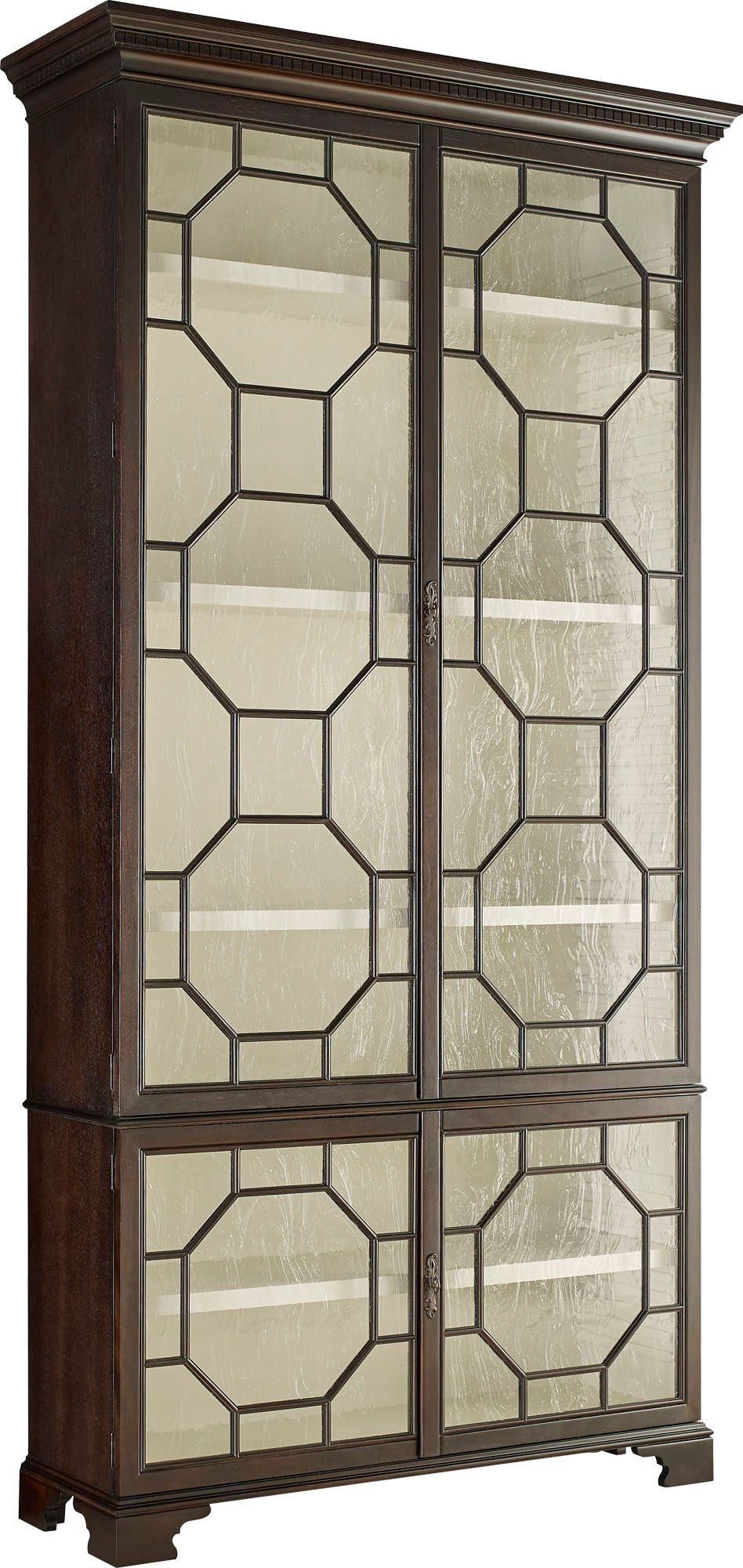 Baker Chinese Chippendale Display Cabinet BAA2006