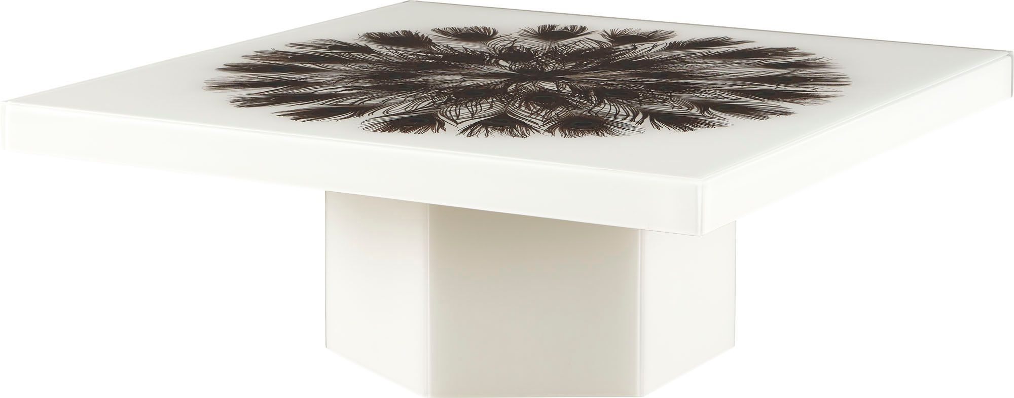 Baker Peacock Square Cocktail Table BAA3261