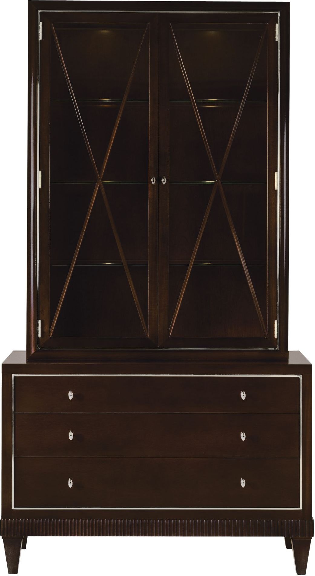 Baker Glass Front Cabinet BA3431