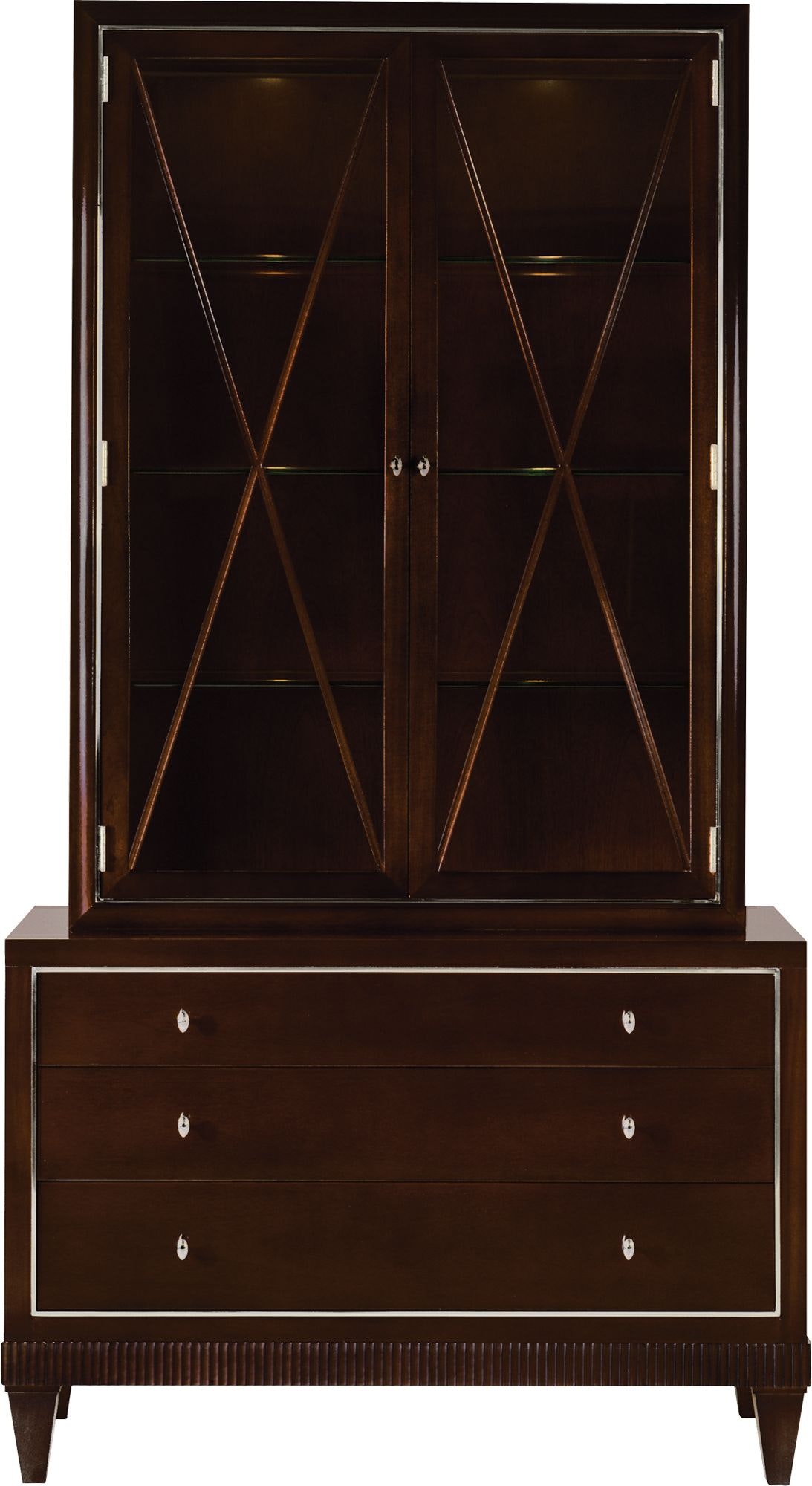 Baker Glass Front Cabinet (Base Only) BA3431B