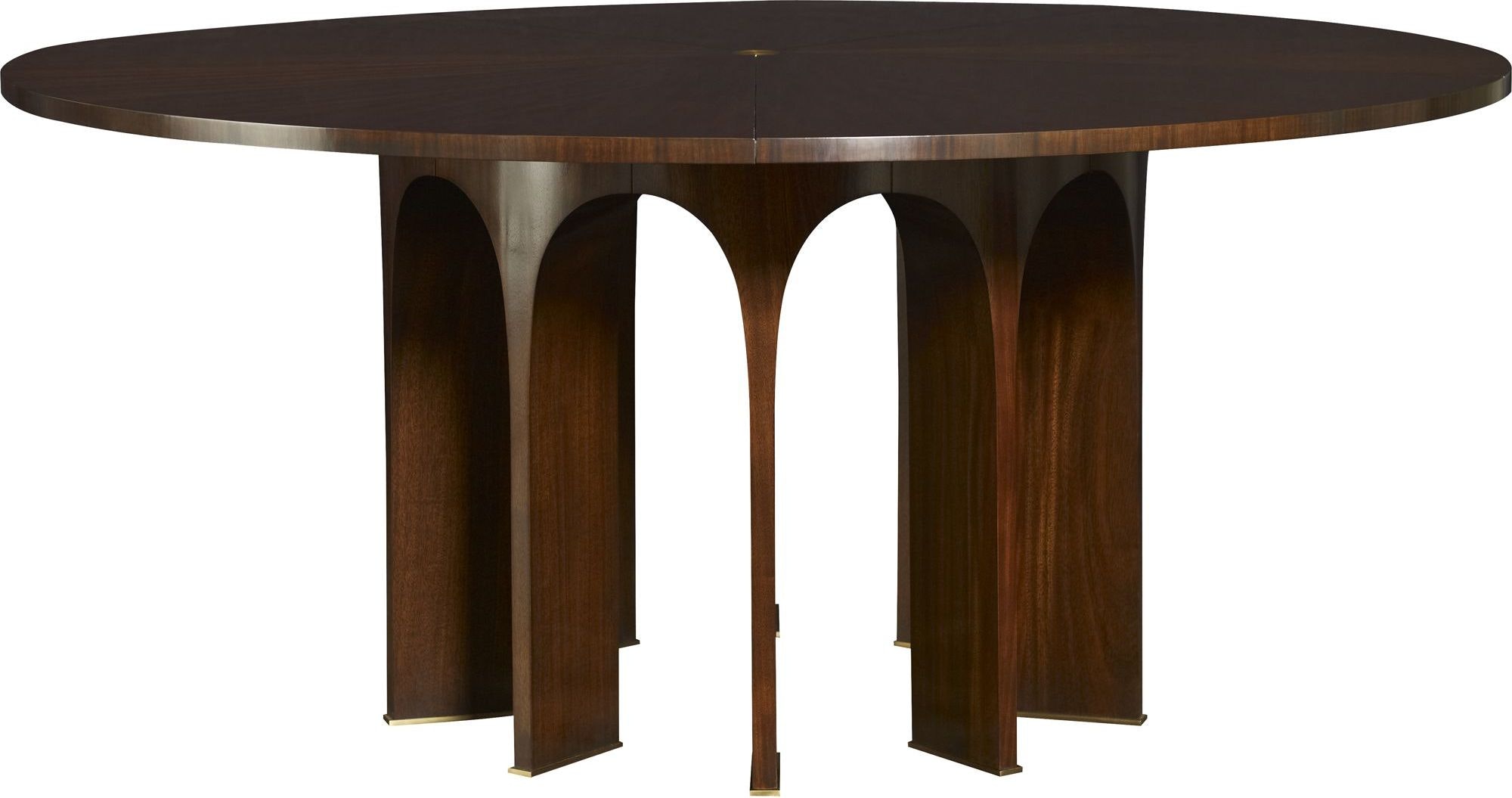 Baker 67" Wood Top Arcade Dining Table BA8638