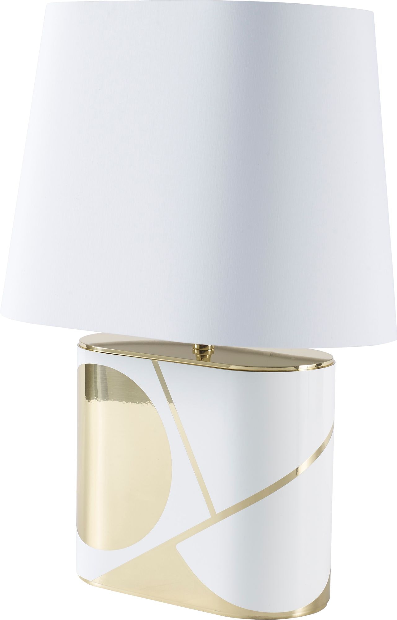 Baker Taller Oval Table Lamp BALK135