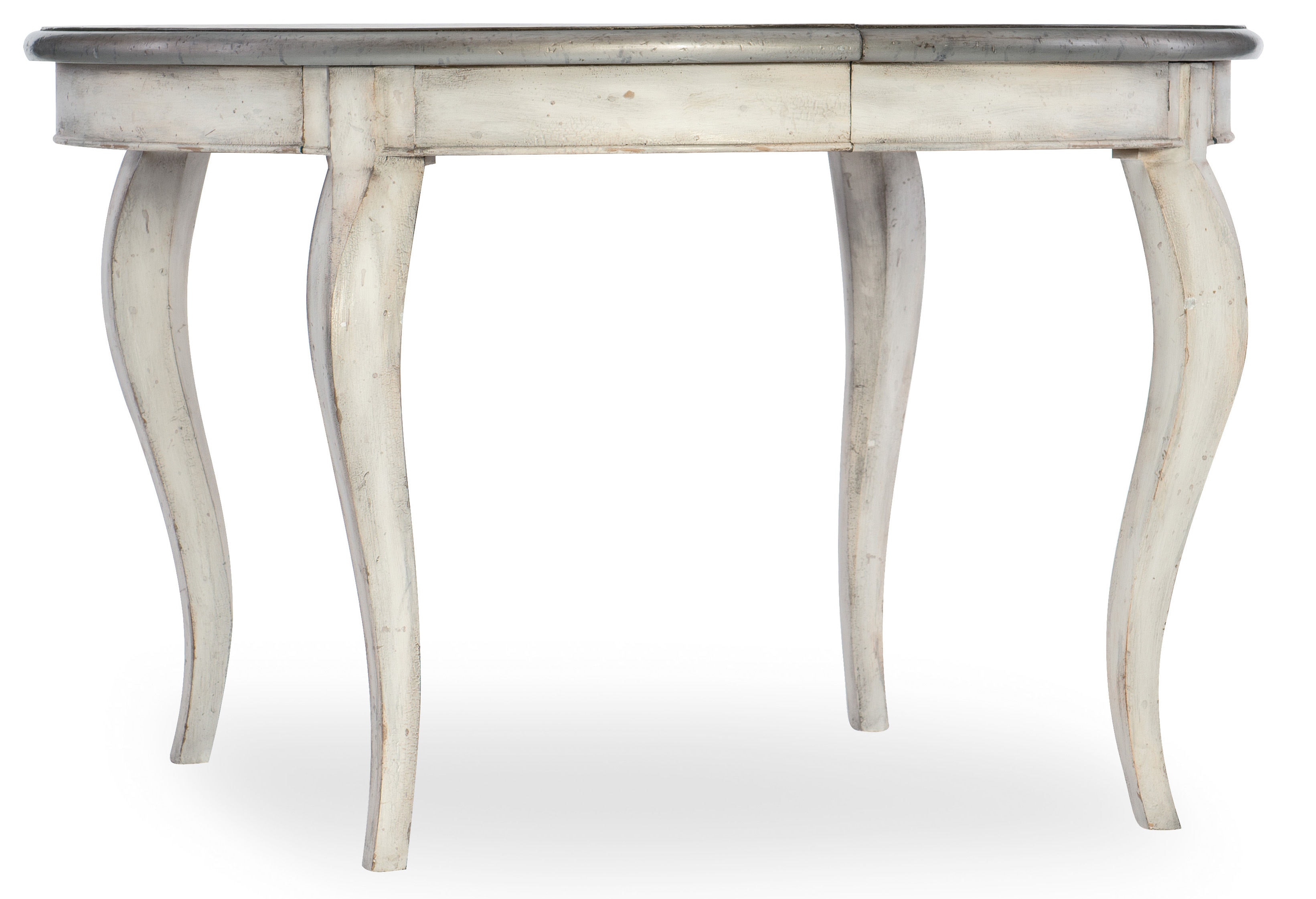 fghjfgjh Arabella 48in Round Leg Table w/1-20in leaf 1610-75203-WH