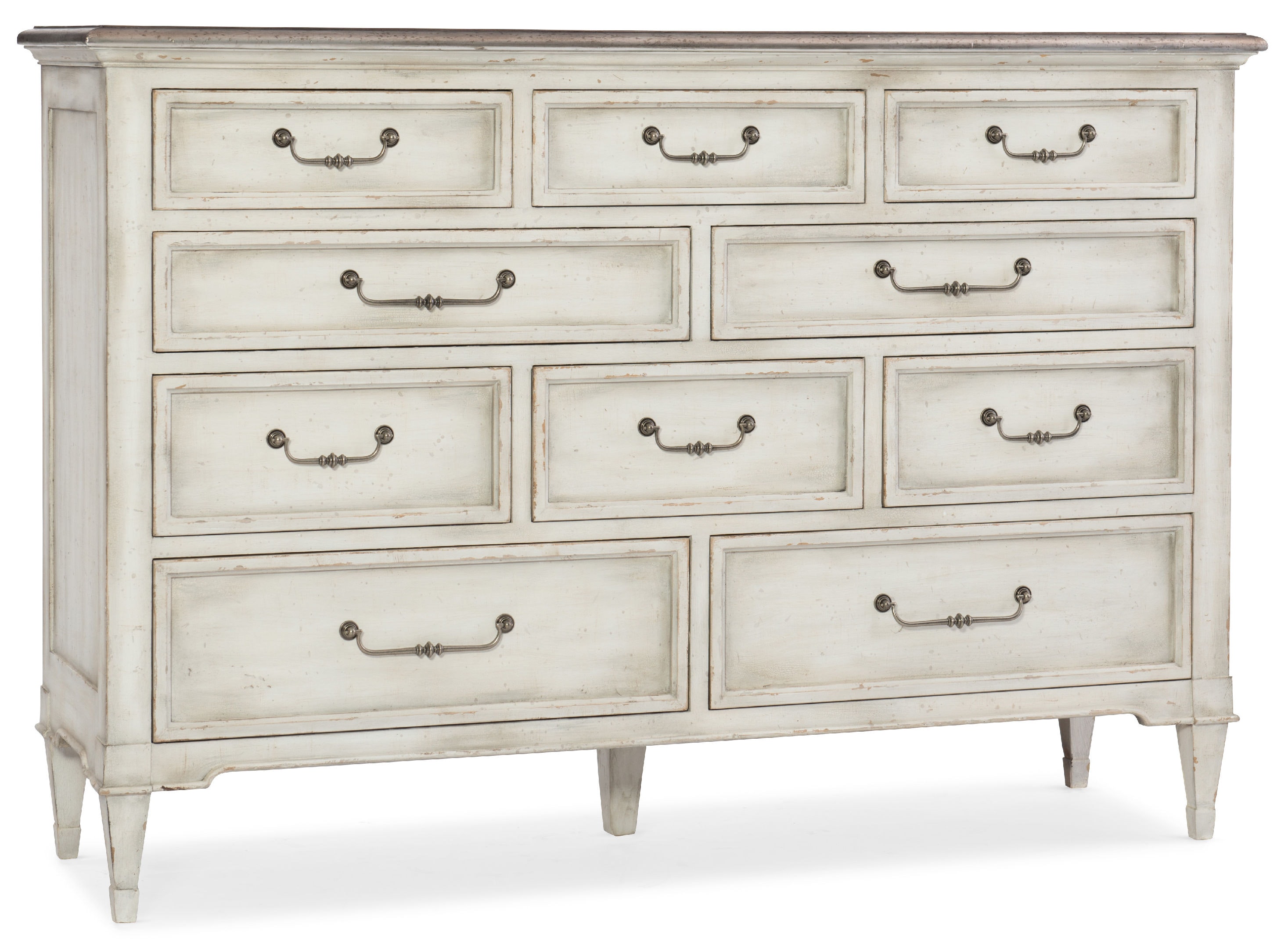 fghjfgjh Arabella Ten-Drawer Dresser 1610-90002-WH