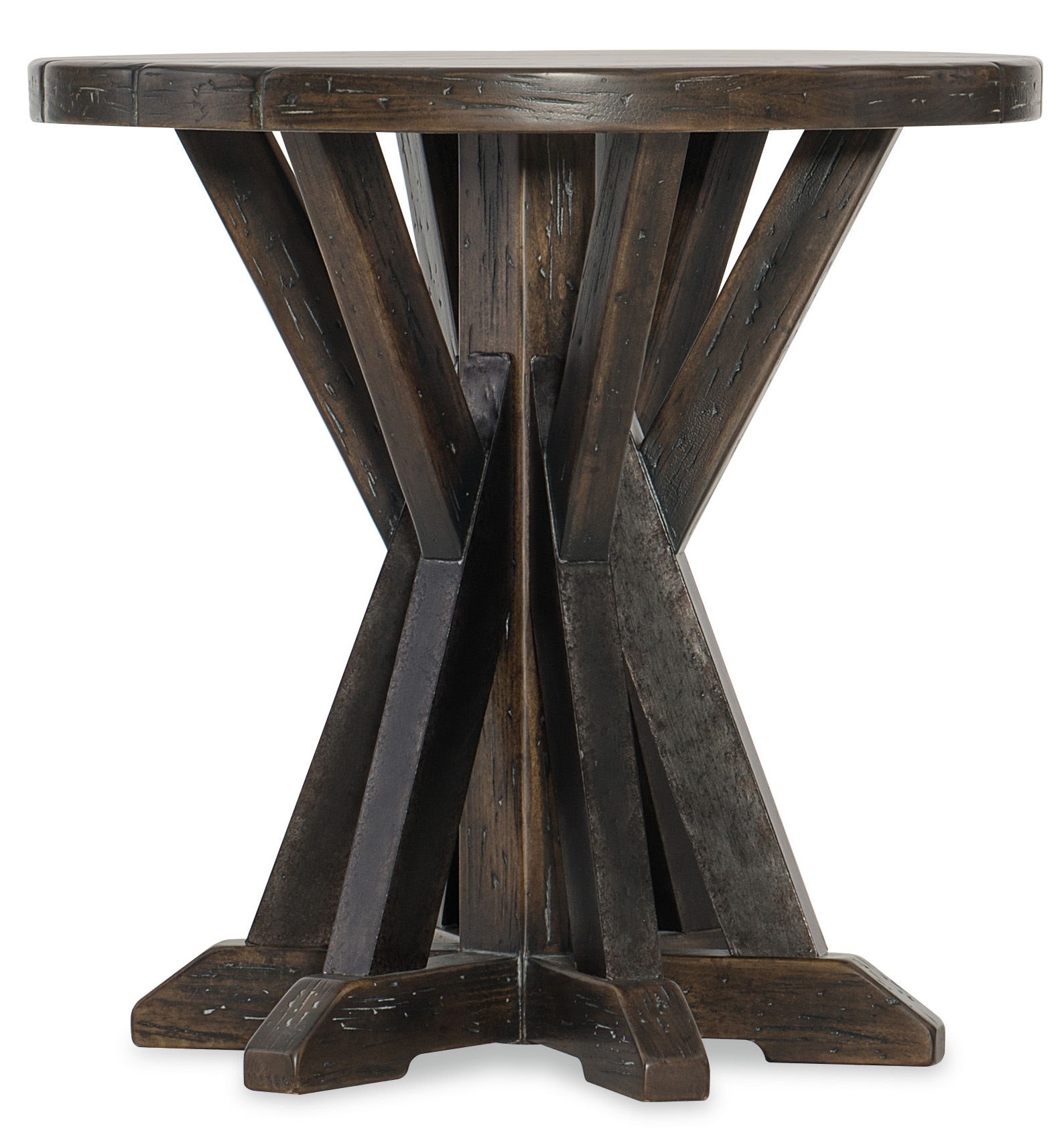 fghjfgjh Roslyn County Round Lamp Table 1618-80115-DKW