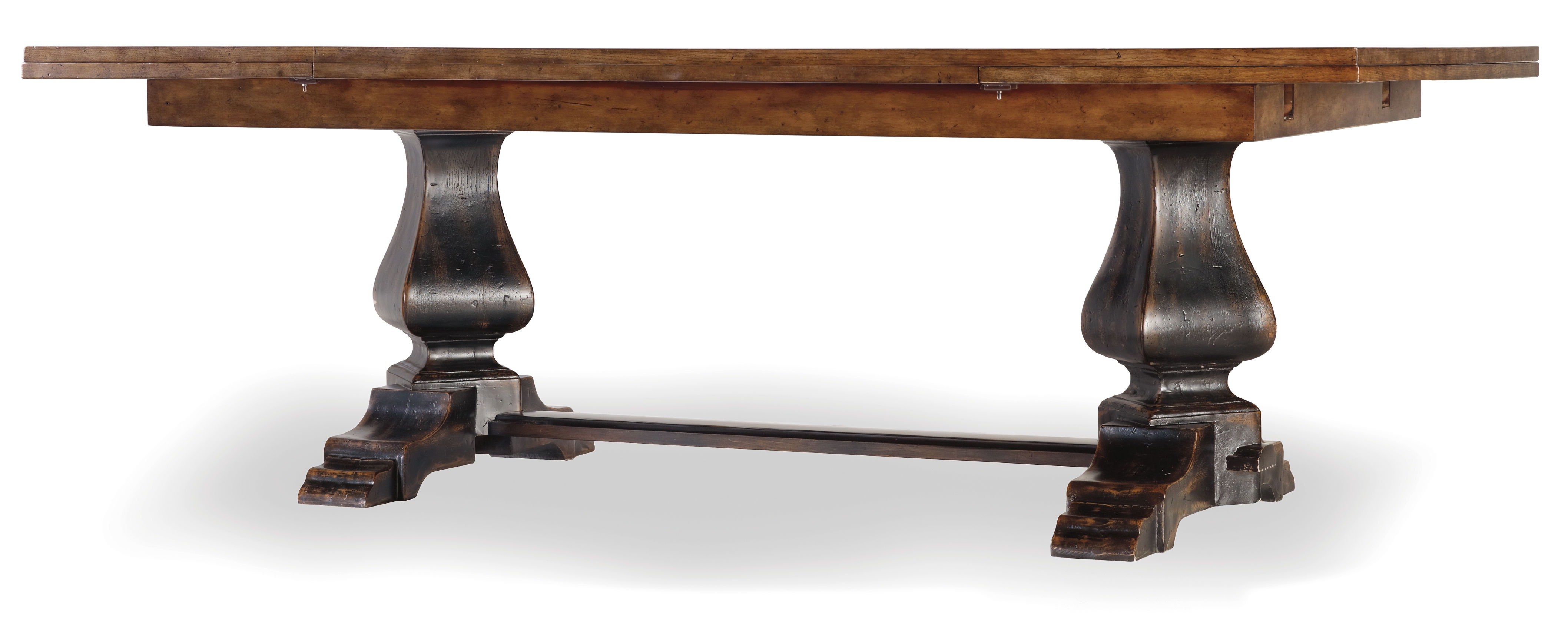 fghjfgjh Sanctuary Refectory Table - Ebony & Drift 3005-75207